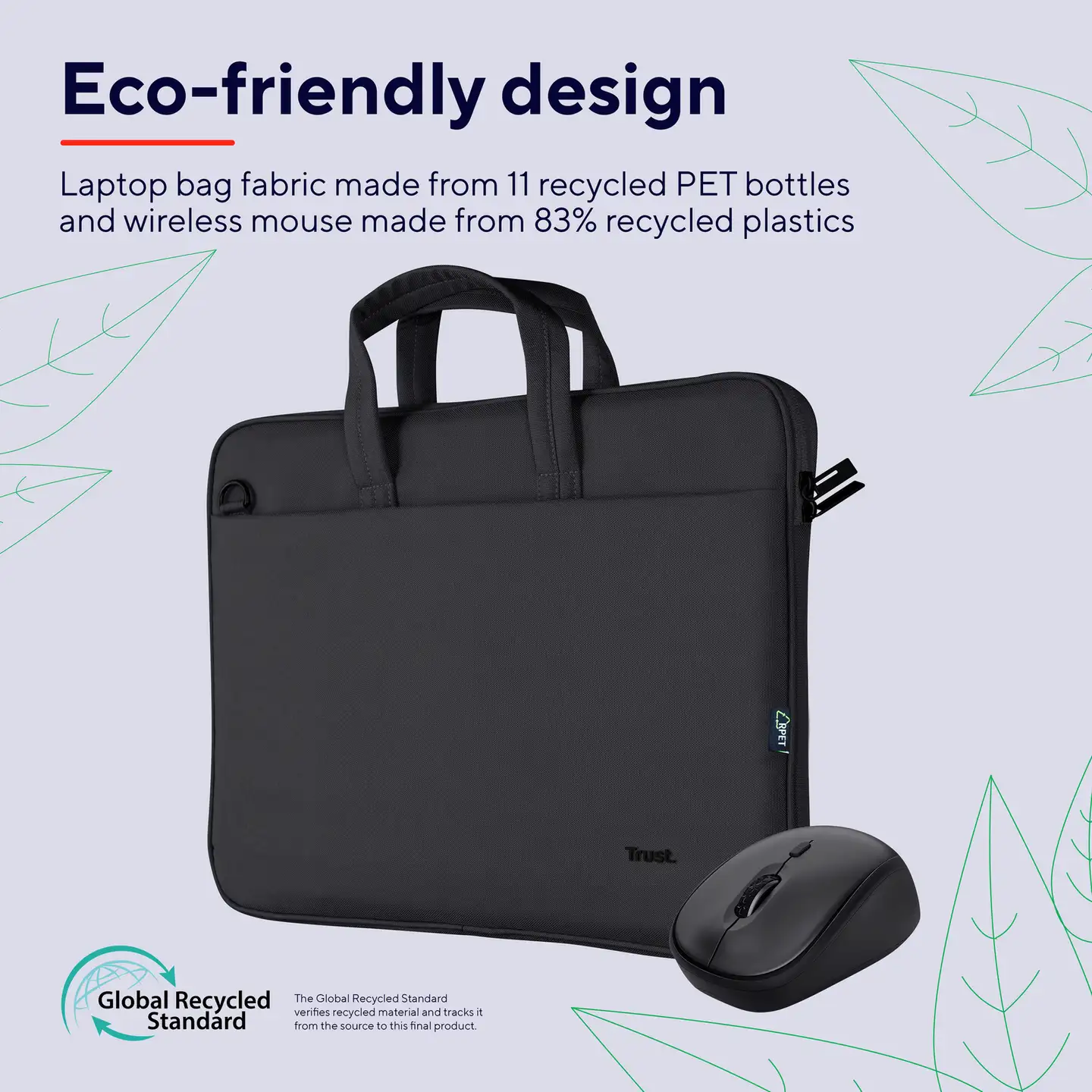 Trust Bologna kannettavan laukku + hiiri - 11