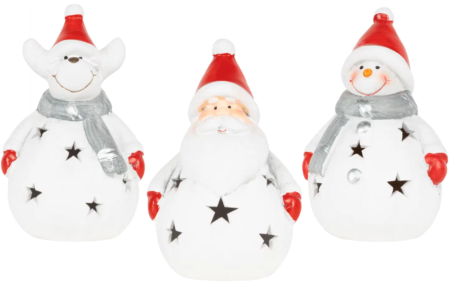 Pöytäkoriste jouluhahmo LED 15 cm M - 1
