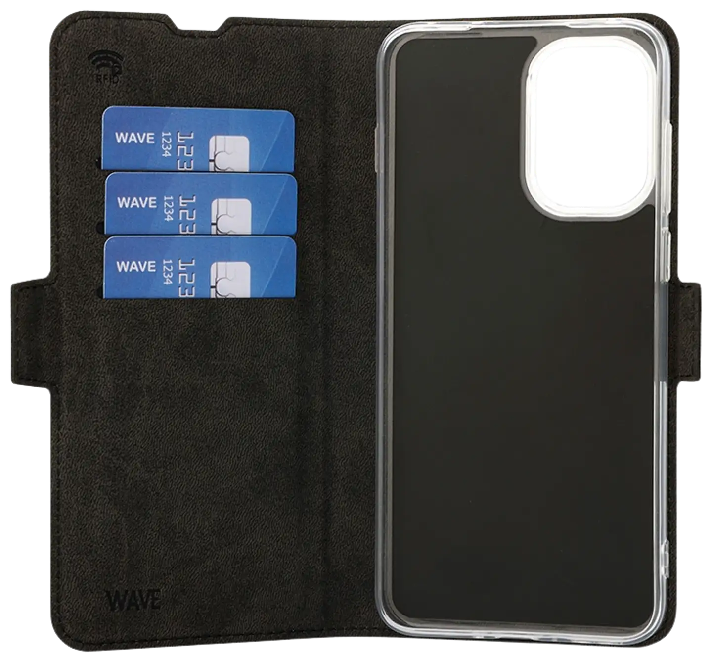 Wave Book Case, OnePlus 15R, Musta - 3