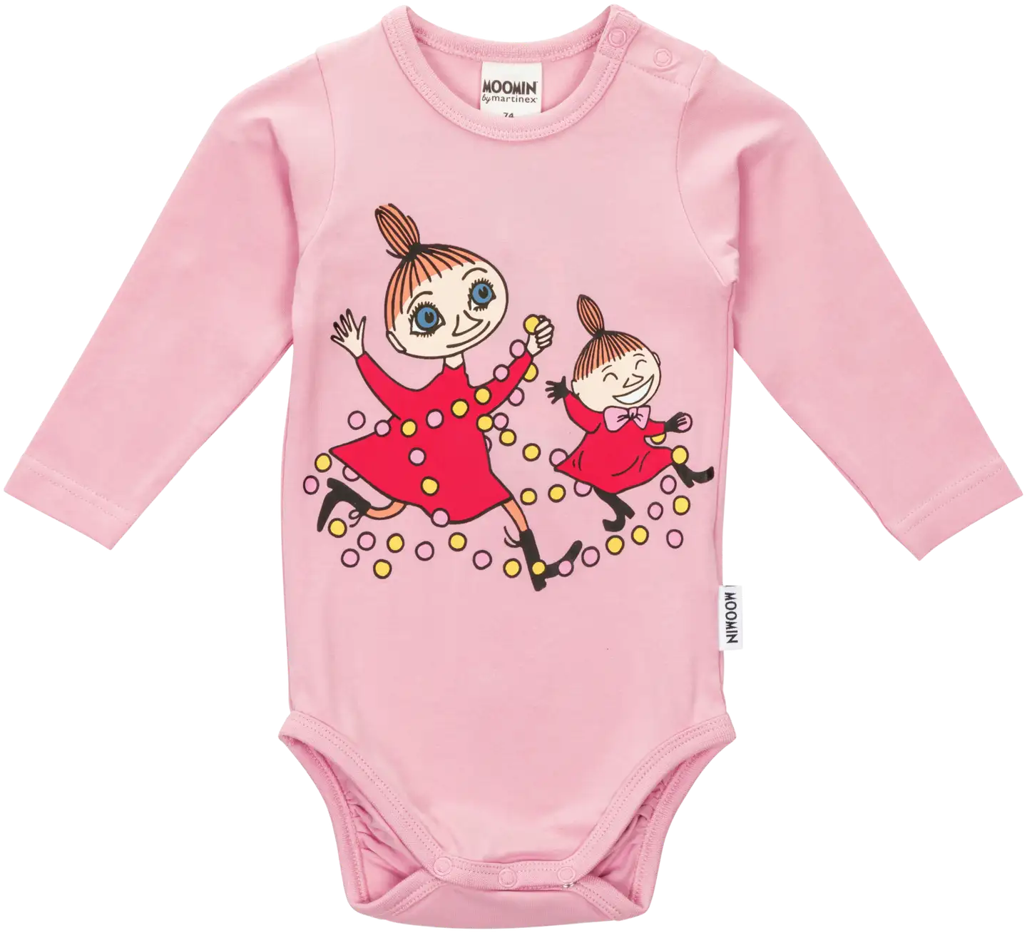 Moomin by Martinex vauvojen body Helmileikki 590511 - Vaaleanpunainen - 1