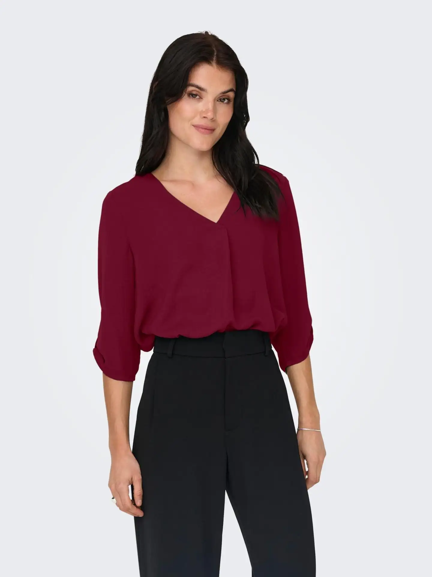 JDY naisten tyylikäs paita Jdydivya - cabernet - 3