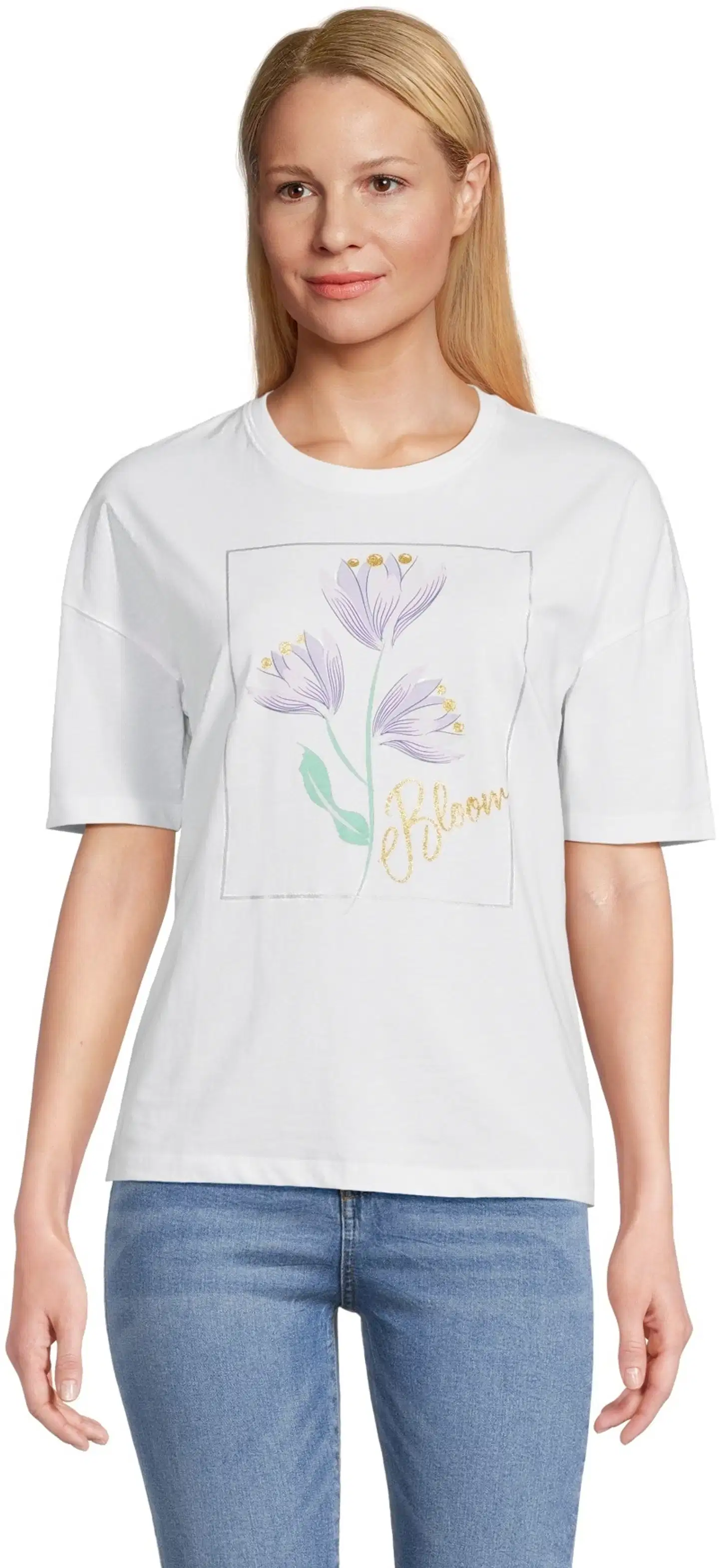 House naisten t-paita 213H261405 - Bright white - 1