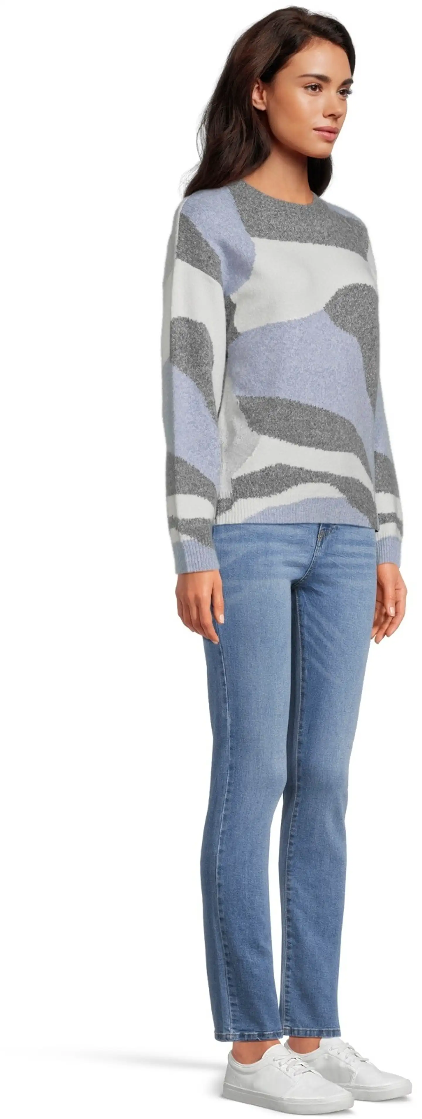 WKLY. naisten intarsianeulepusero villasekoitetta 213W361204 - Intarsia - 4