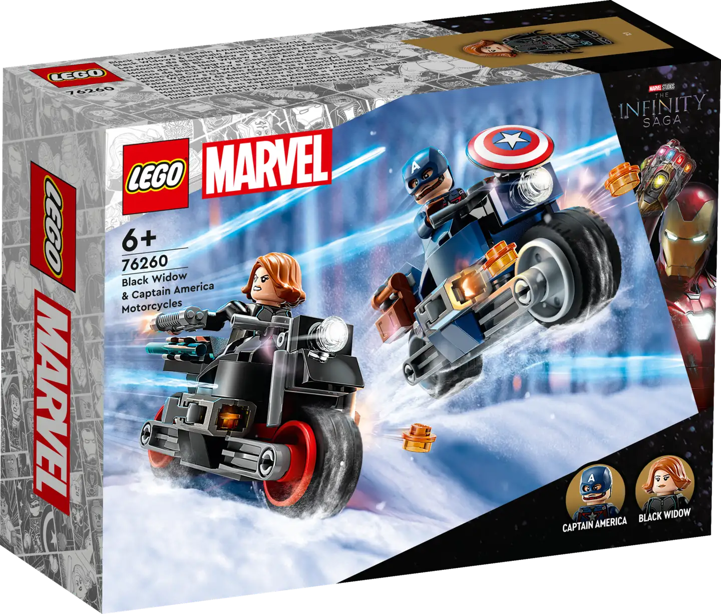 LEGO® Super Heroes Marvel 76260 Black Widow ja Captain America - 1