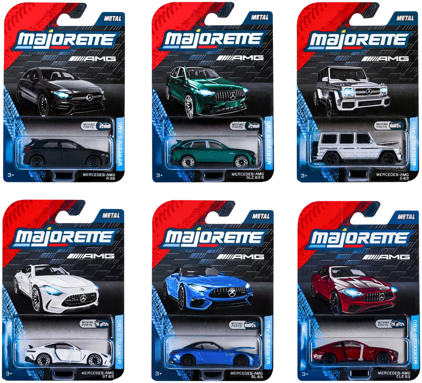 Majorette - Mercedes-AMG Premium auto 1:64, 7,5 cm, die-cast, useita erilaisia, myydään yksittäin - 6