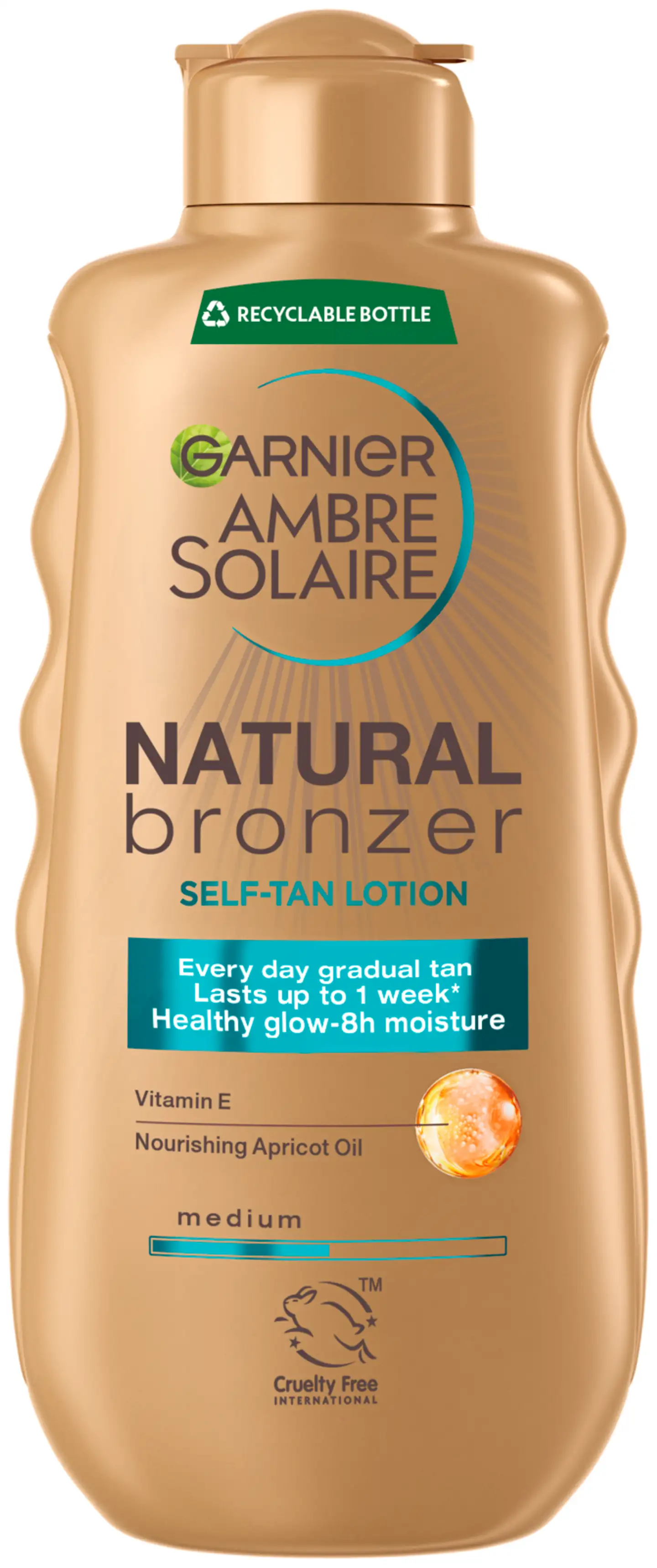 Garnier Ambre Solaire Natural Bronzer itseruskettava normaalille iholle 175 ml