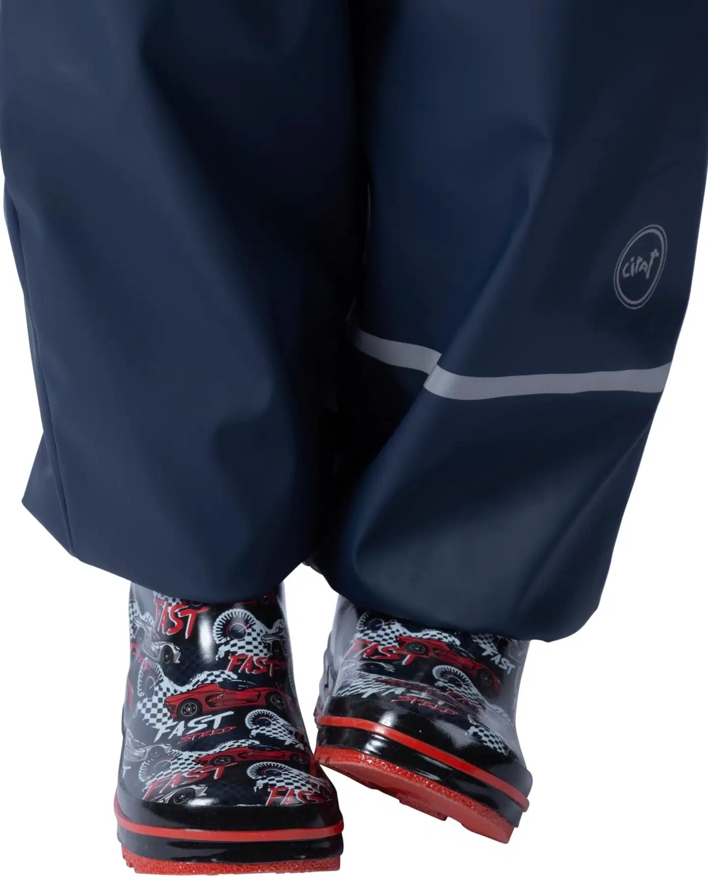 Ciraf lasten kumisaappaat Fast Speed Red RB - BLACK/RED - 4