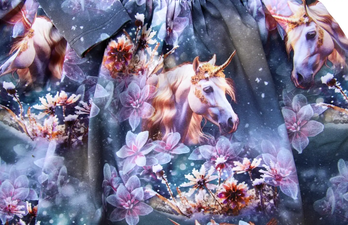Pop&co lasten trikoomekko Cilia - Unicorn - 2