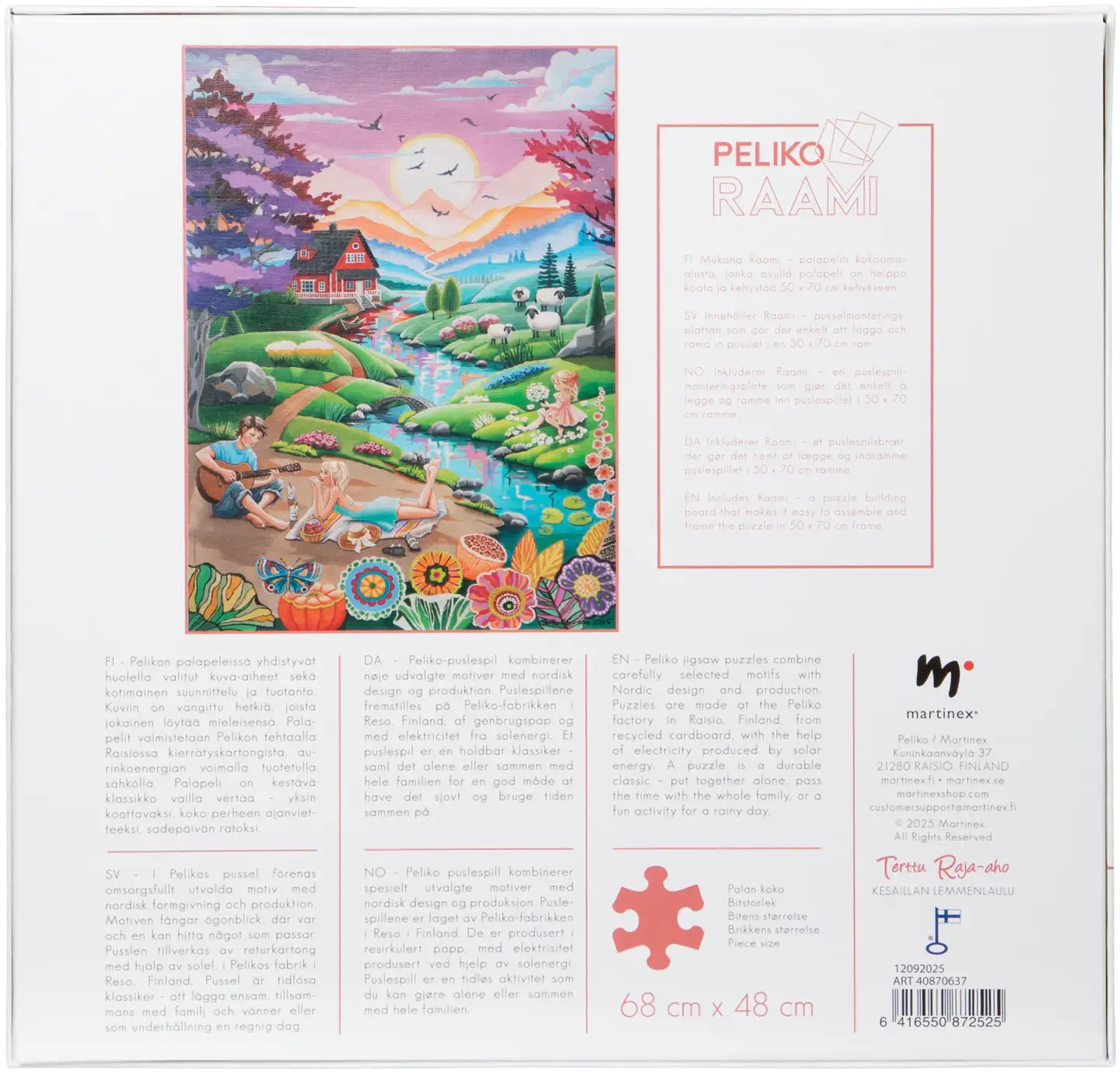 Peliko palapeli 1000 palaa Terttu Raja-aho Kesäillan lemmenlaulu - 3