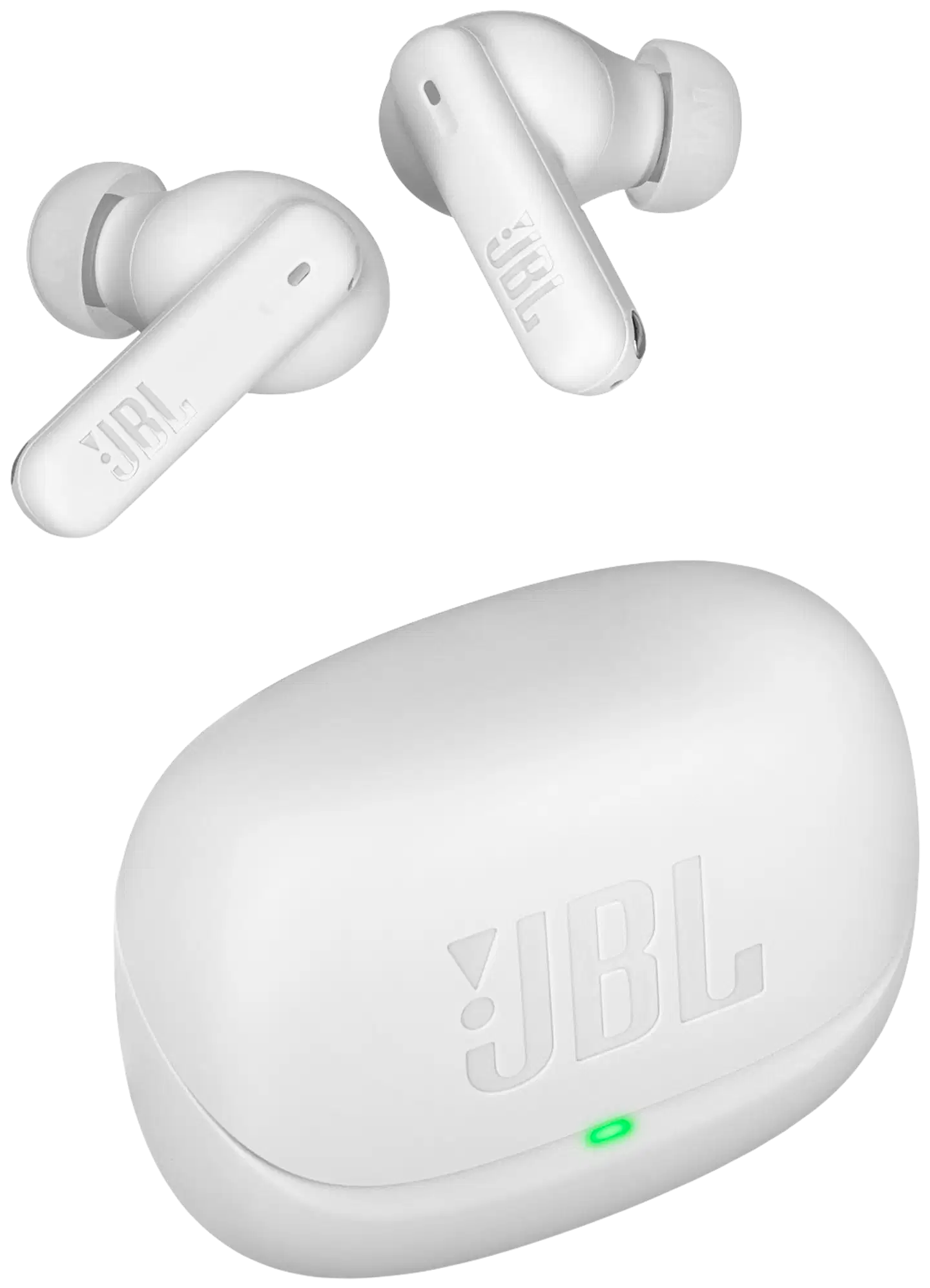 JBL langattomat vastamelunappikuulokkeet Vibe Beam 3, valkoinen - 3