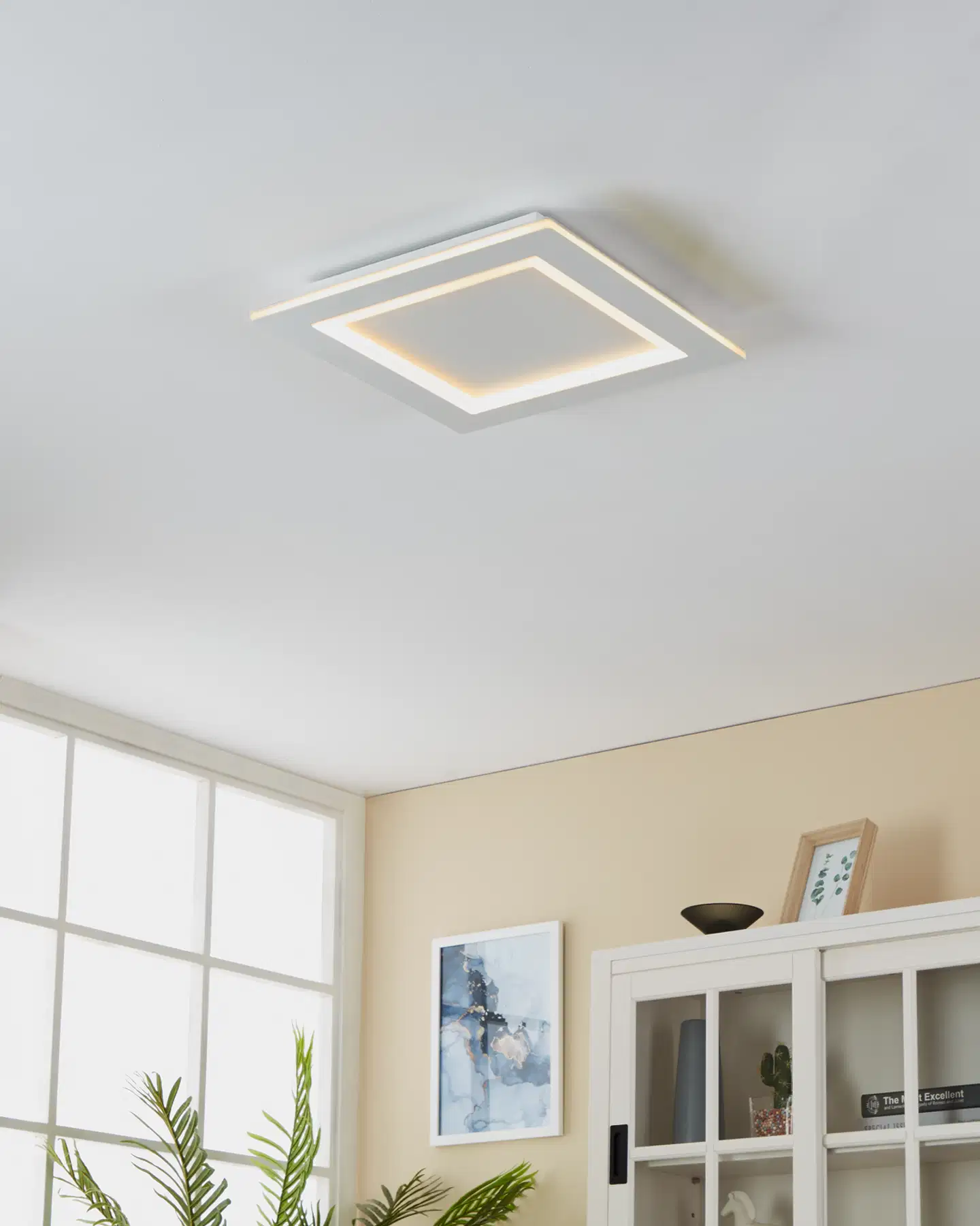 EGLO Plafondi connect.z Padrogiano-Z led 45x45cm 27,9W valkoinen - 9
