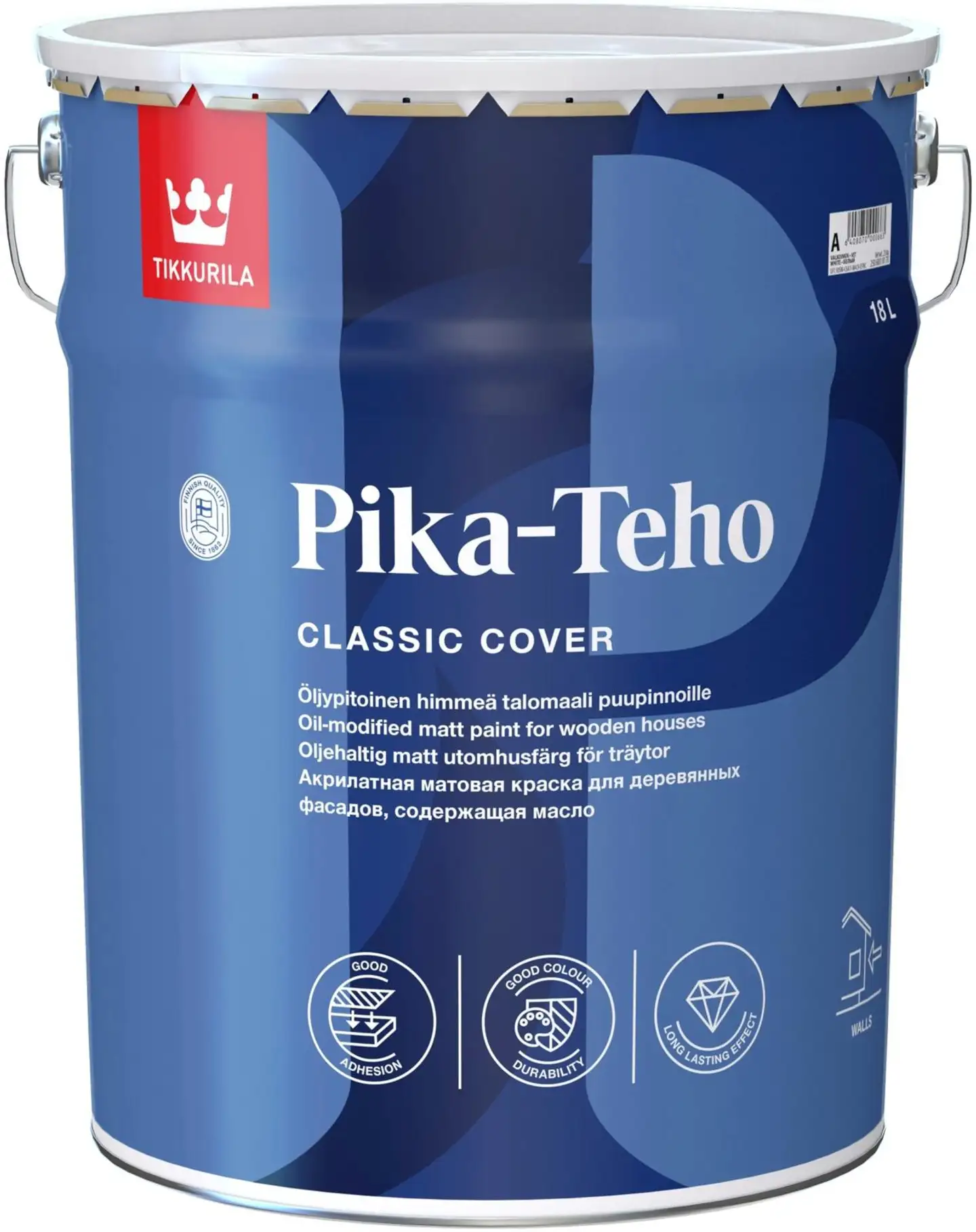 Tikkurila Pika-Teho talomaali 18l C vain sävytykseen himmeä