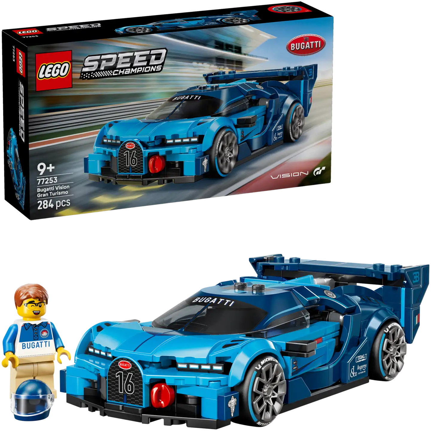LEGO® Speed Champions 77253 Bugatti Vision GT ‑hyperurheiluauto - 1