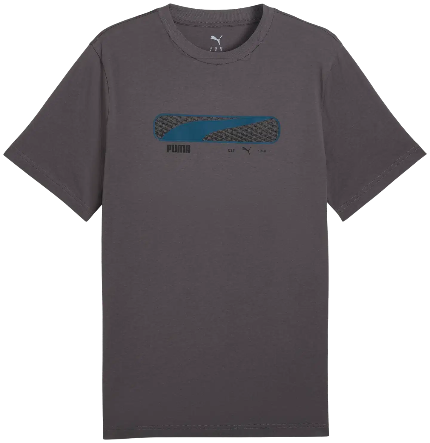 Puma miesten t-paita SPORT Logo Play - Moody Gray