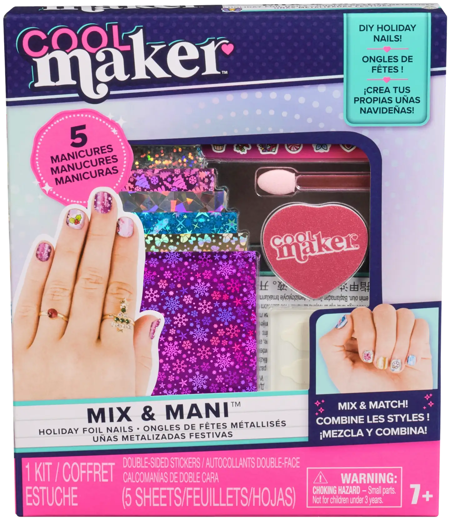 Cool Maker Holiday Foil Nails - 8