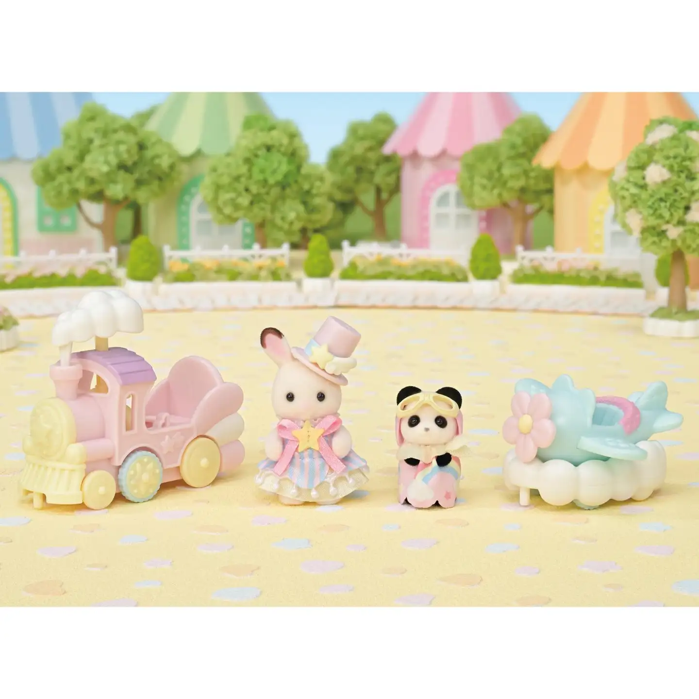 Sylvanian Families Huvipuiston juna- ja lentokone - 5