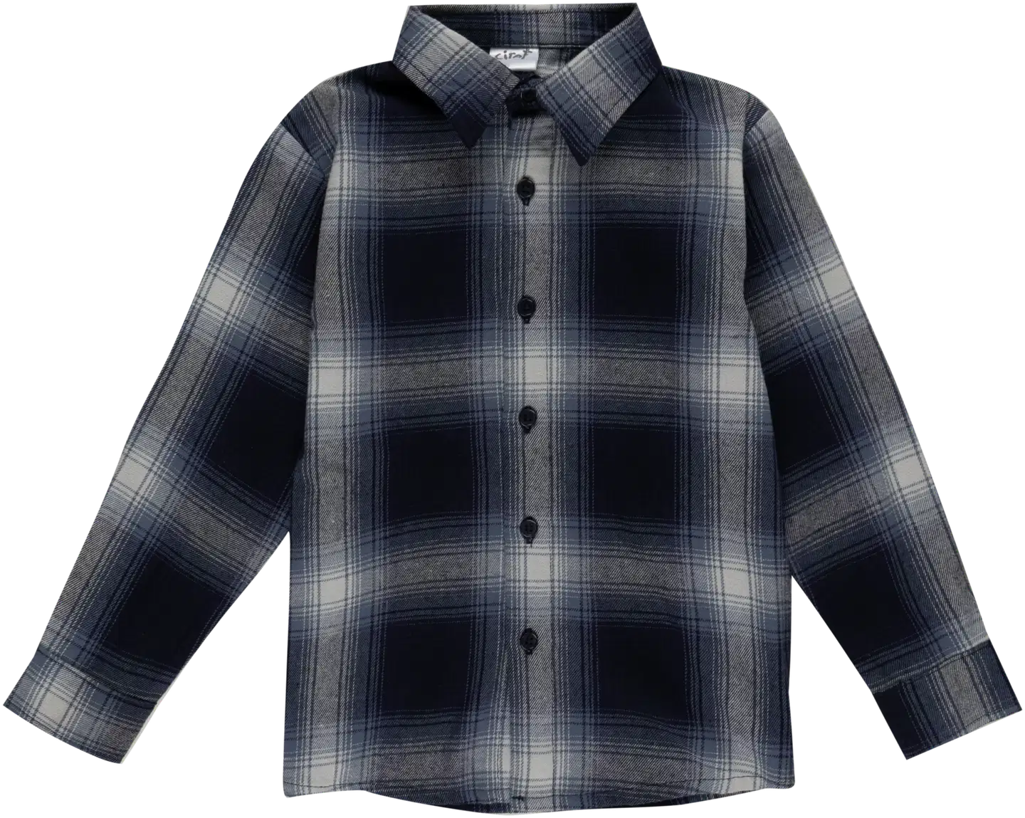 Ciraf lasten flanellipaita ruutu 25PC264007 - navy check - 1