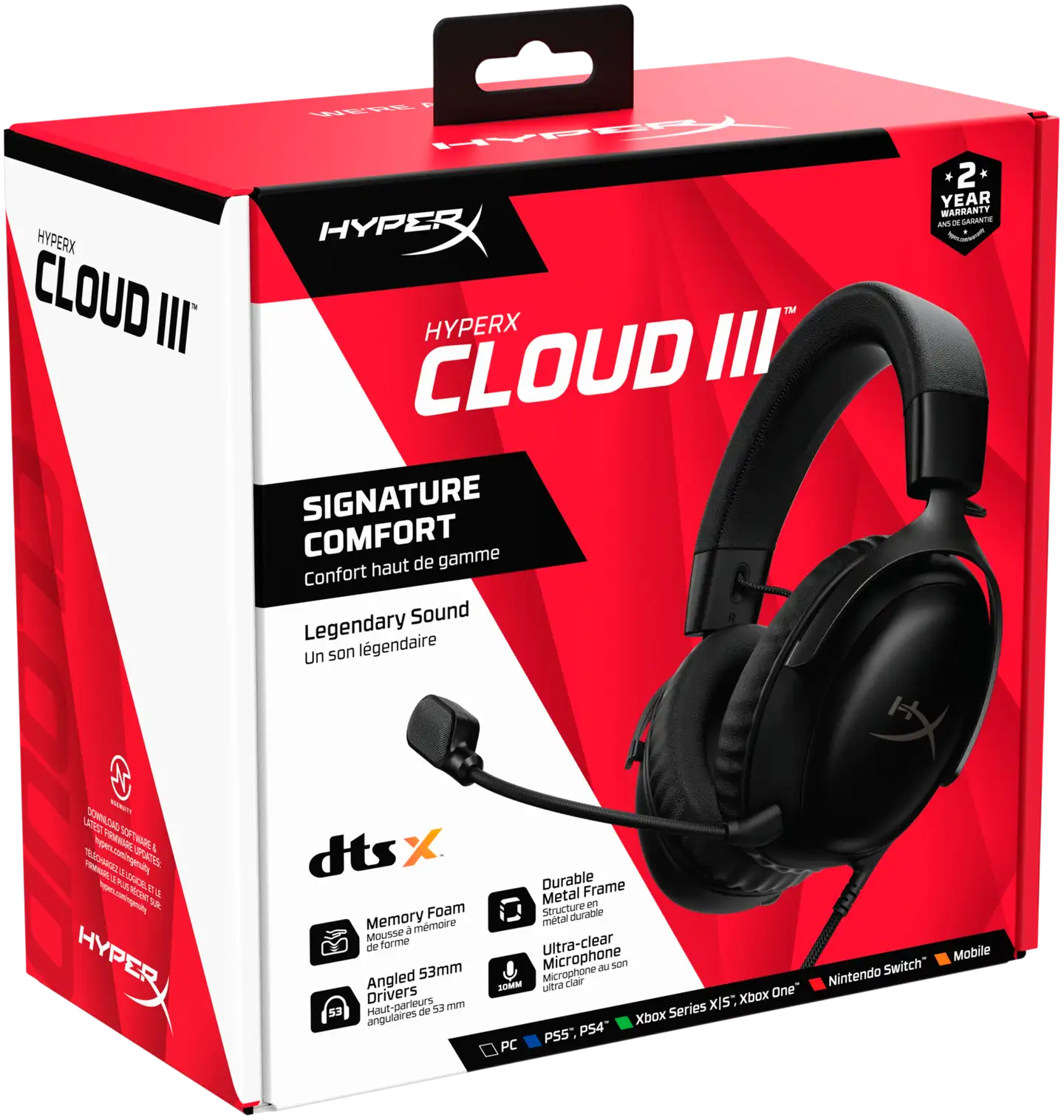 HyperX pelikuulokkeet Cloud III - 9