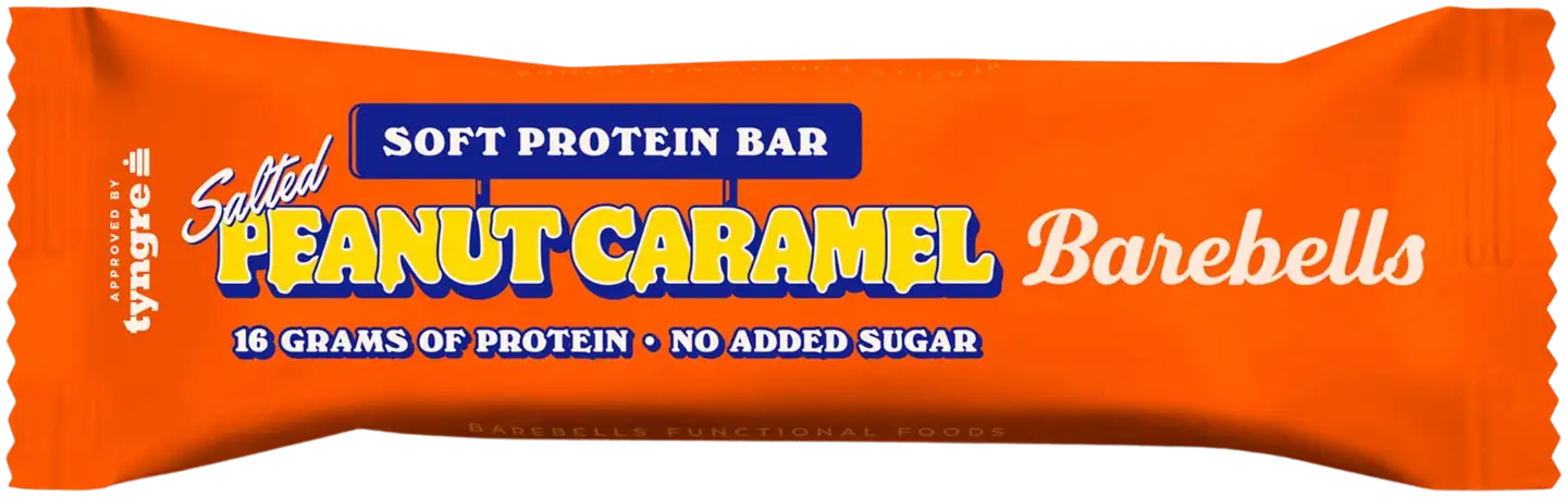 55g Barebells Soft Salted Peanut Caramel proteiinipatukka