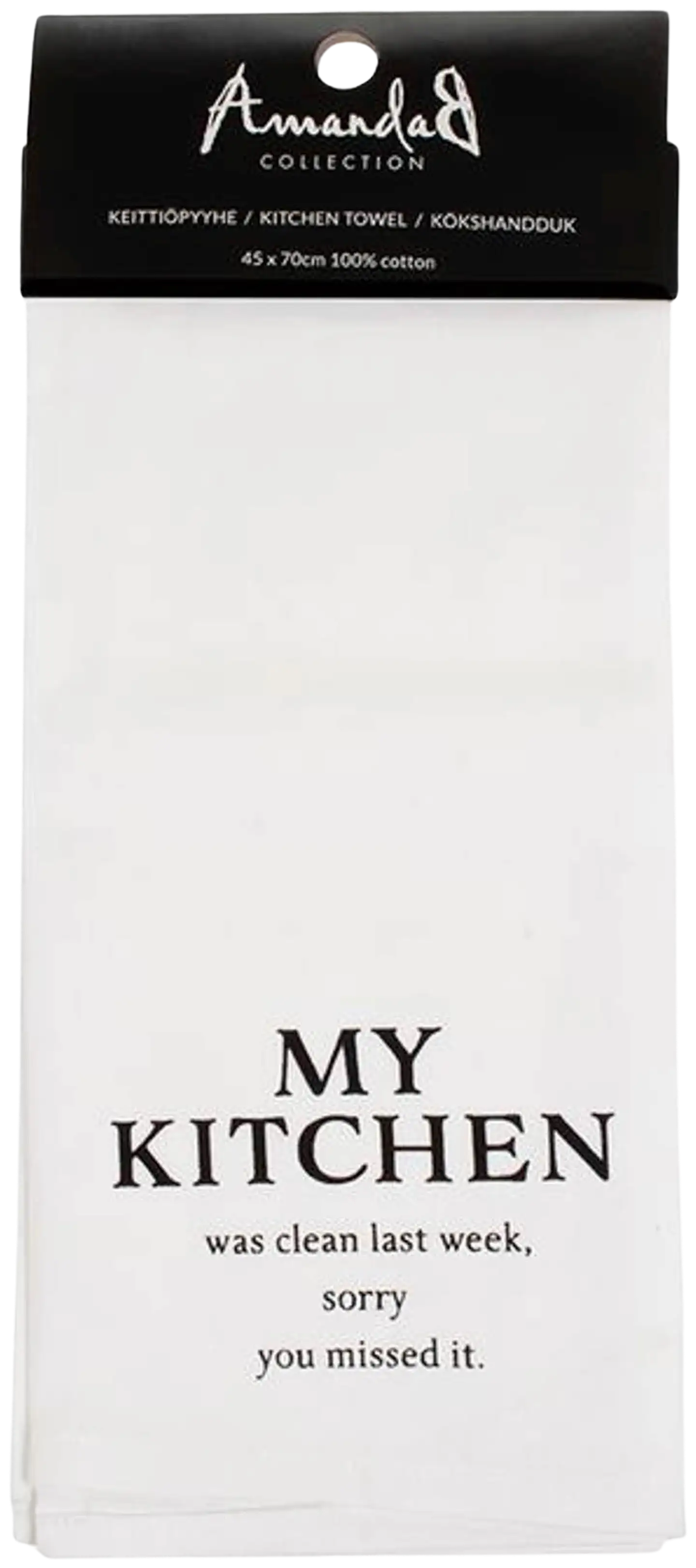 AmandaB keittiöpyyhe my kitchen