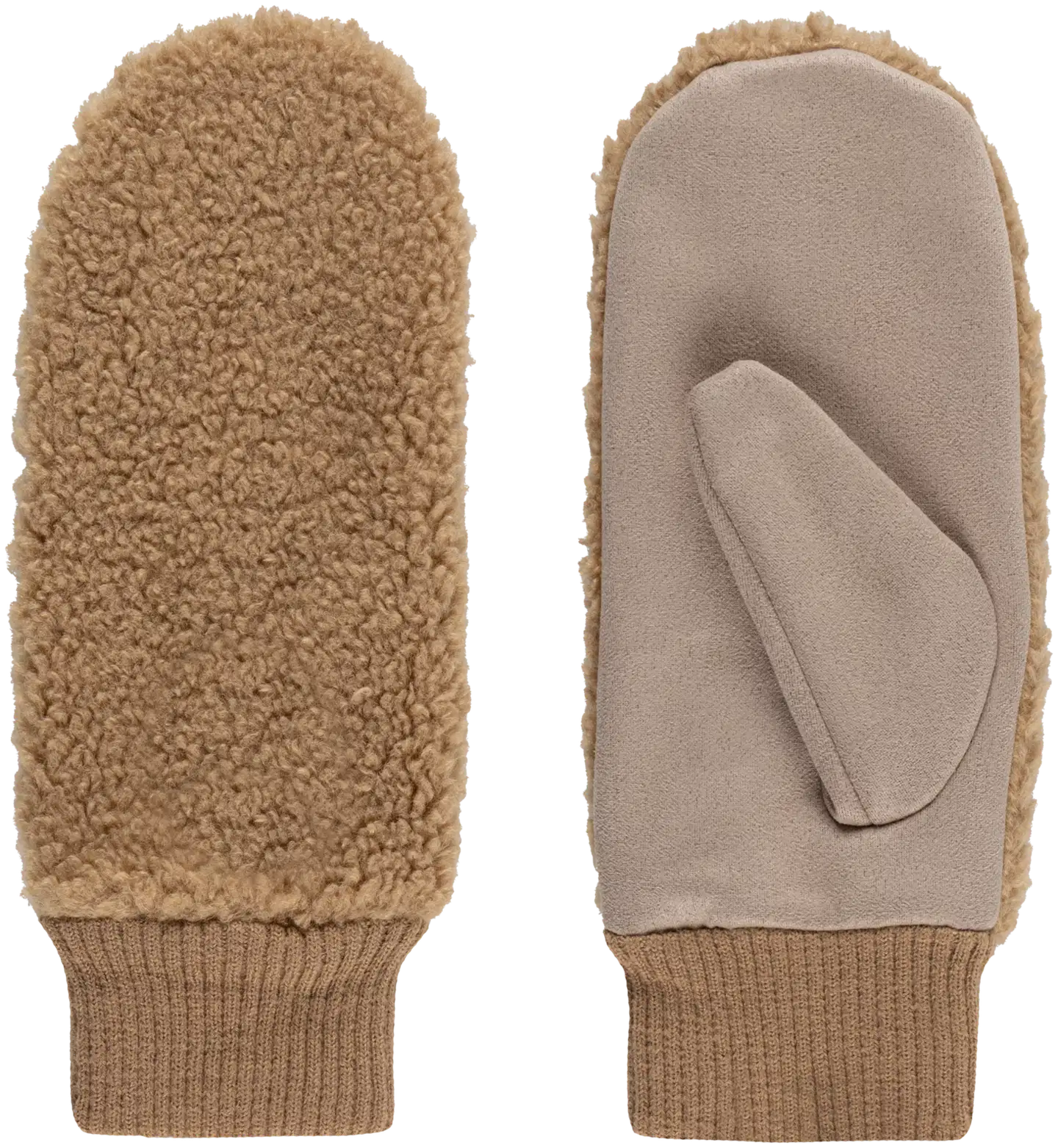 WKLY. naisten pörröiset rukkaset 216W382615 - beige