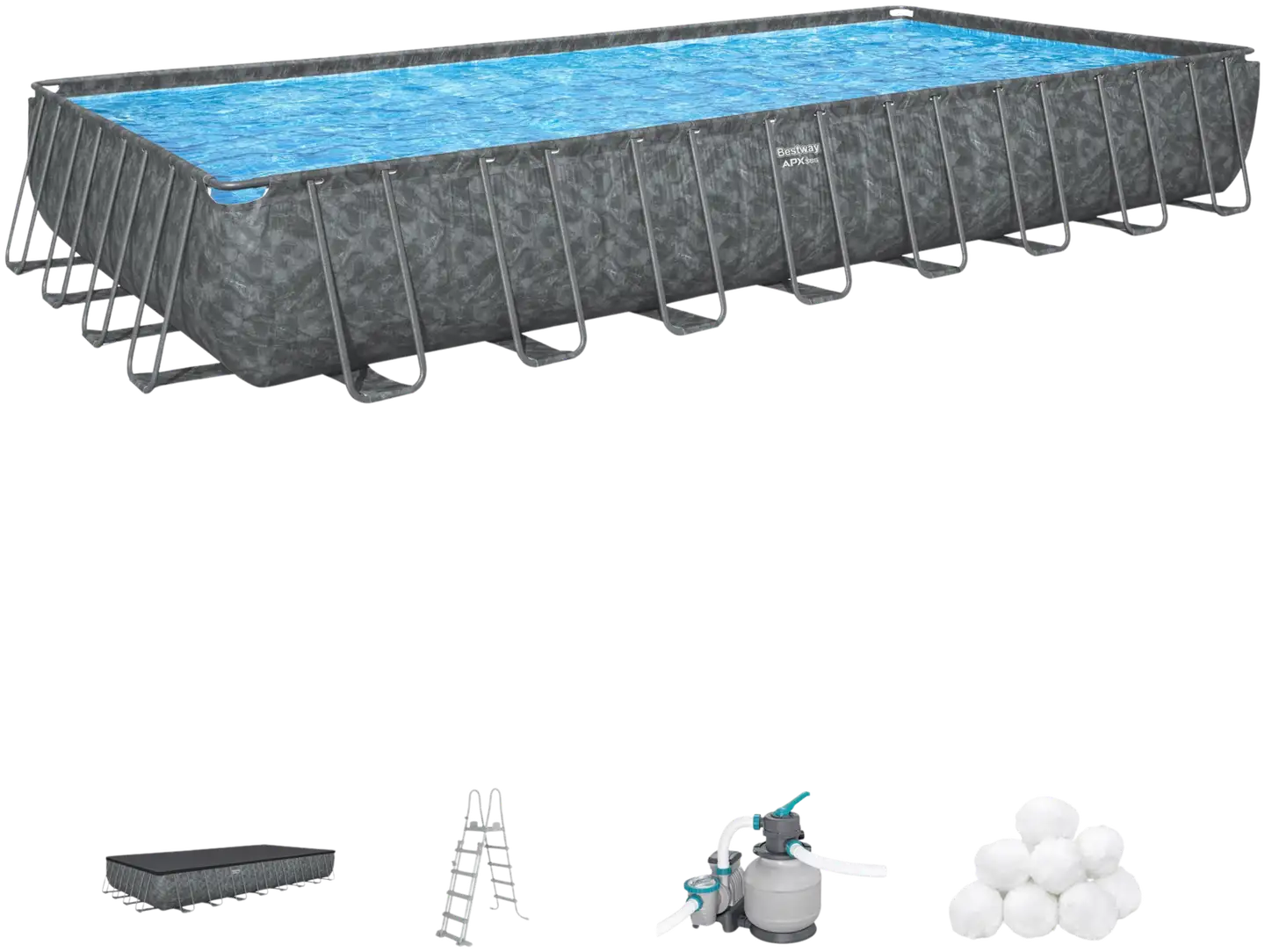 Bestway APX 365 uima-allassetti 956 x 488 x 132 cm - 2