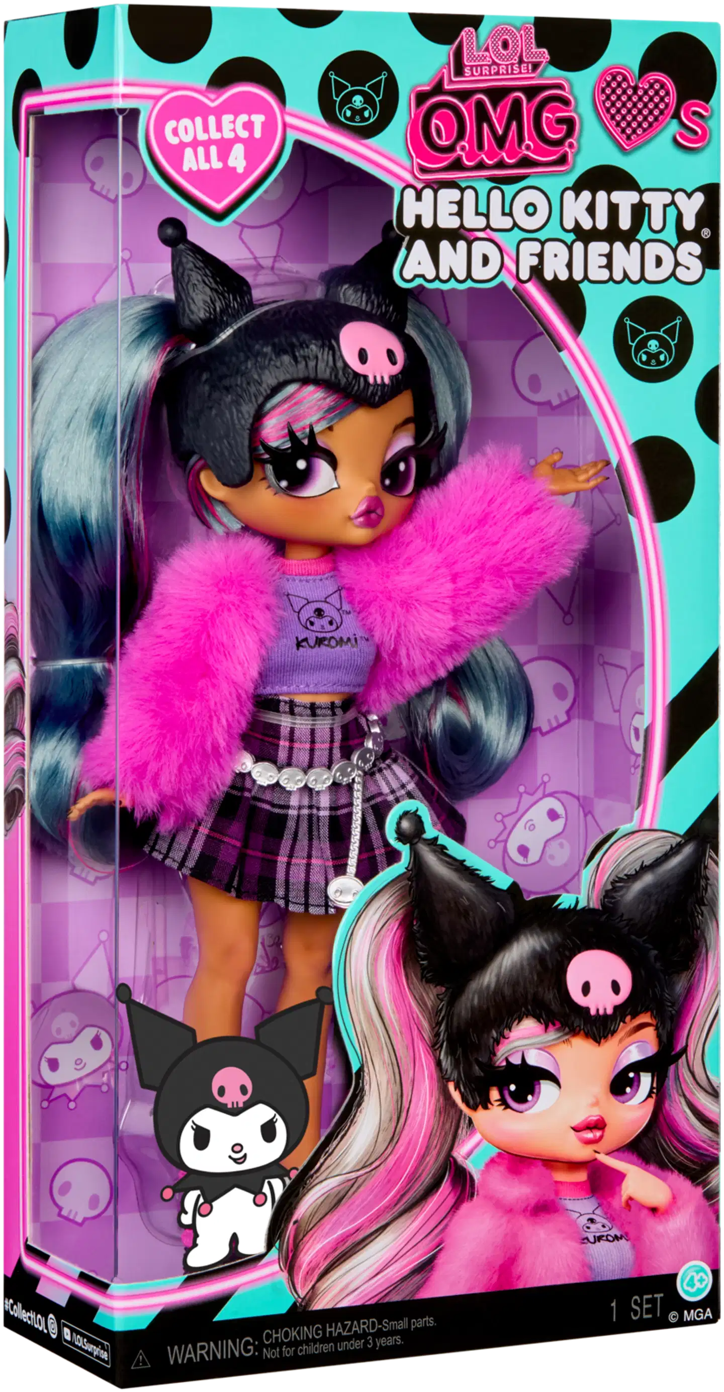 L.O.L. OMG Hello Kitty- Kuromi Muotinukke - 1