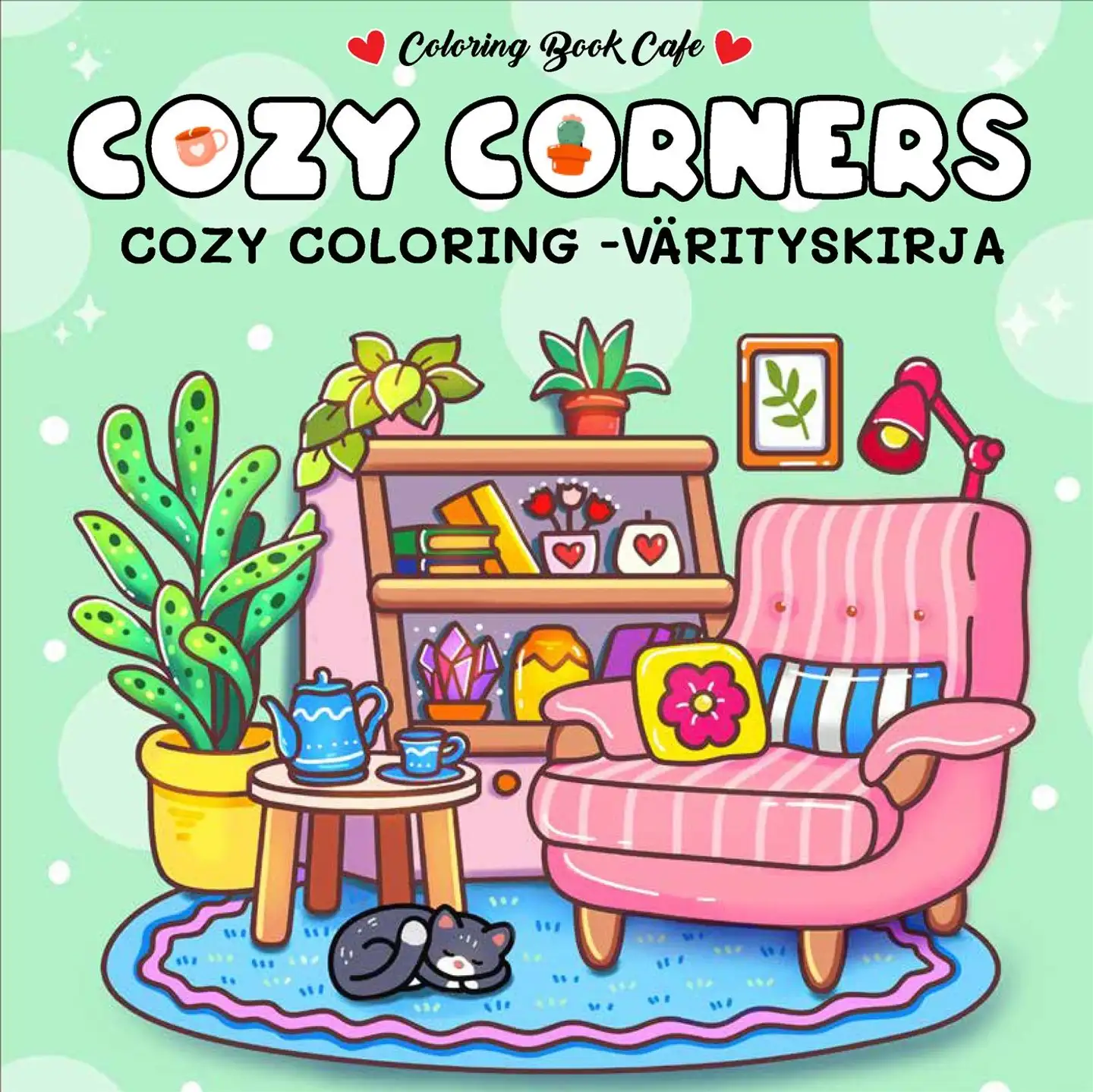 Cozy Corners - Cozy coloring -värityskirja