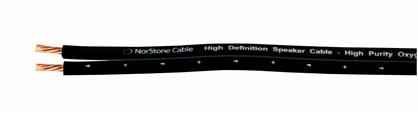 Norstone Classic musta 2,5 mm² kaiutinkaapeli 100 m
