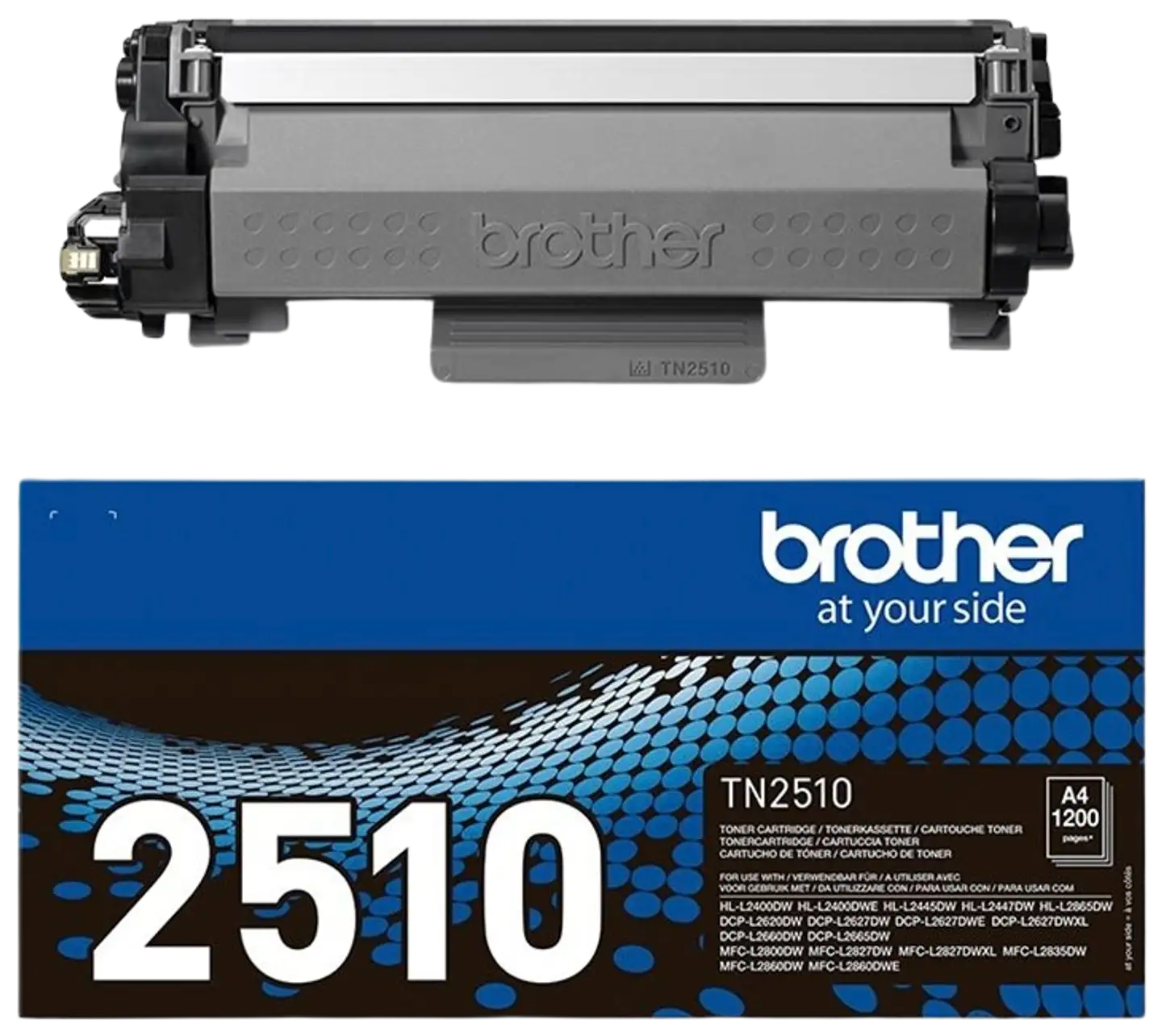 Brother tn2510 toner black 1200p - 2