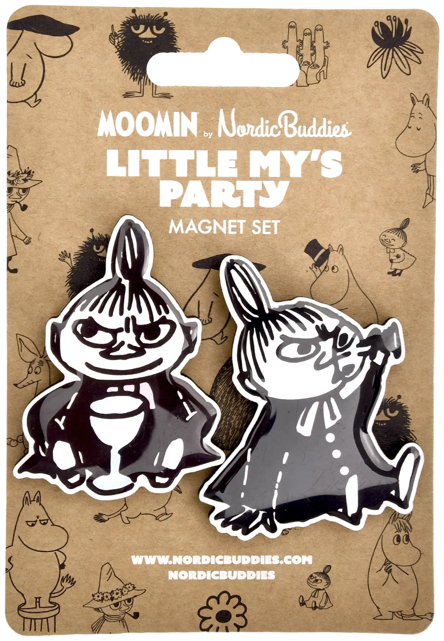Moomin By Nordicbuddies Pikku Myyn juhlat magneetit - 1