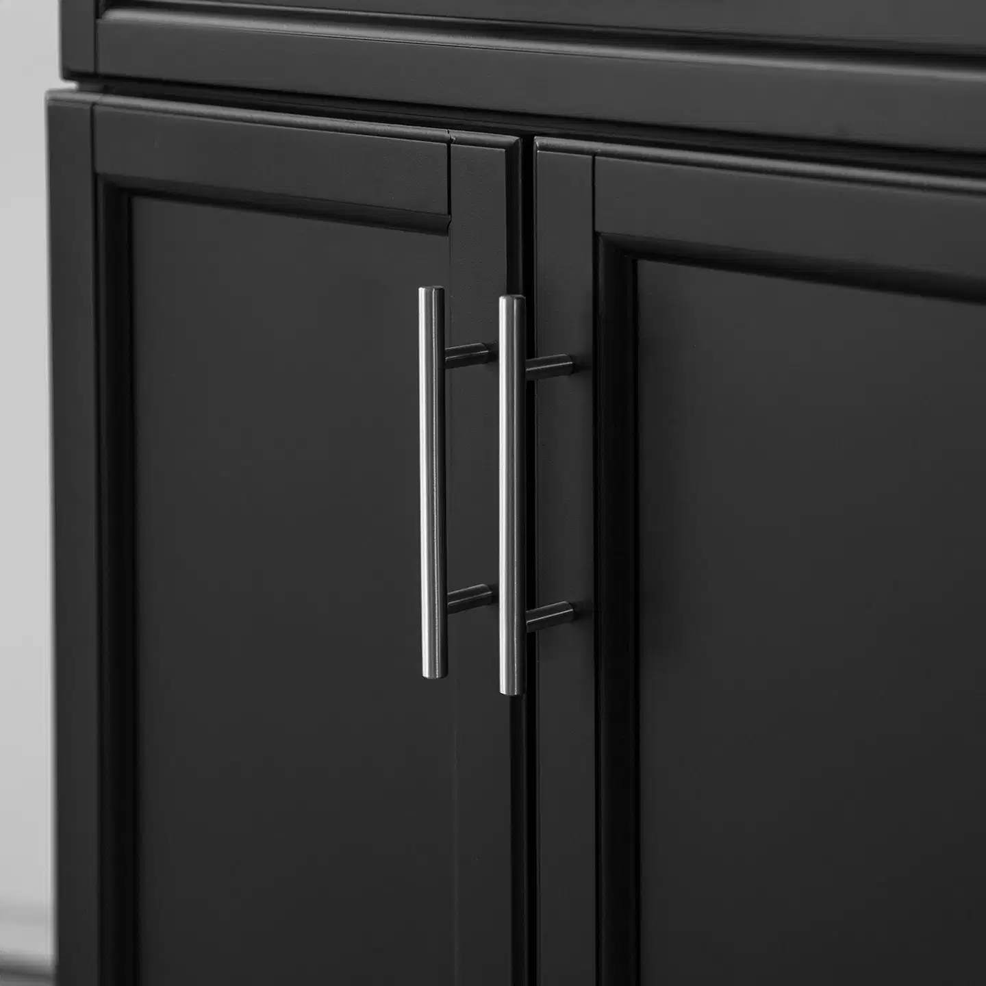 SoBuy keittiösaareke musta FKW110-SCH - 4