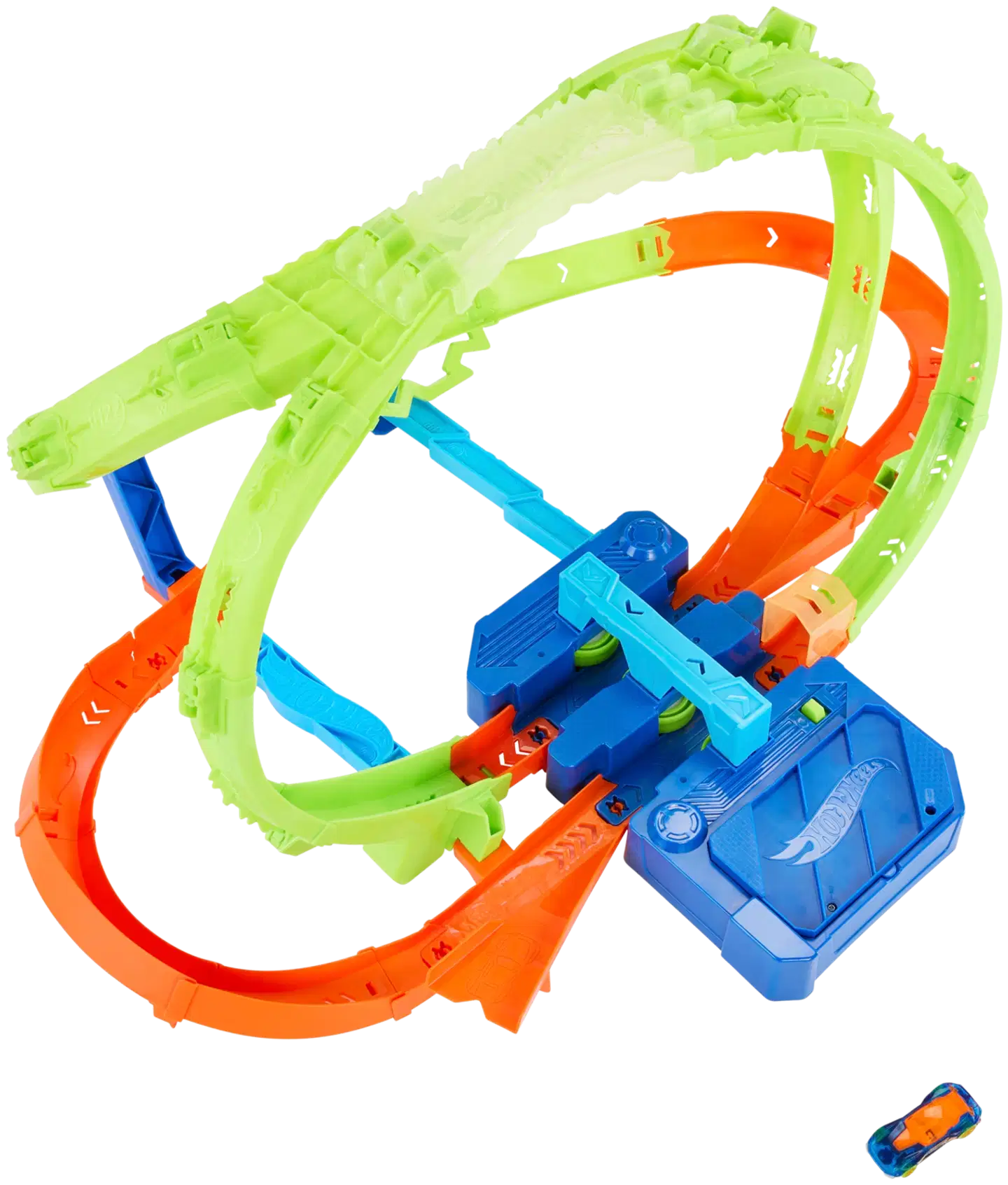 Hot Wheels Stunt Tracks Hypersphere Crash Out -ratasetti - 2
