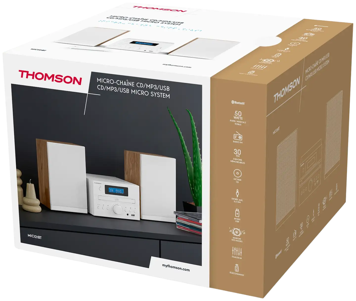 Thomson mikrohifisarja MIC121BT valkoinen - 4