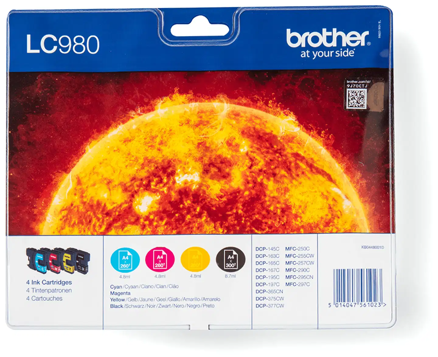 Brother mustepatruuna LC-980BK/C/M/Y - 1