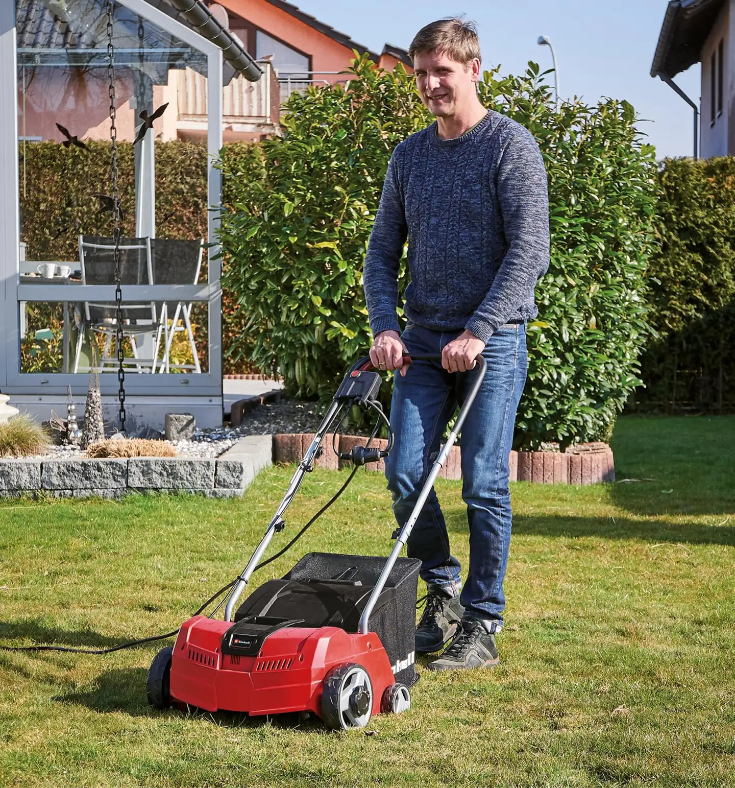 Einhell sähkökäyttöinen sammaleenpoistaja/nurmikonilmaaja GC-SA 1231/1 - 7