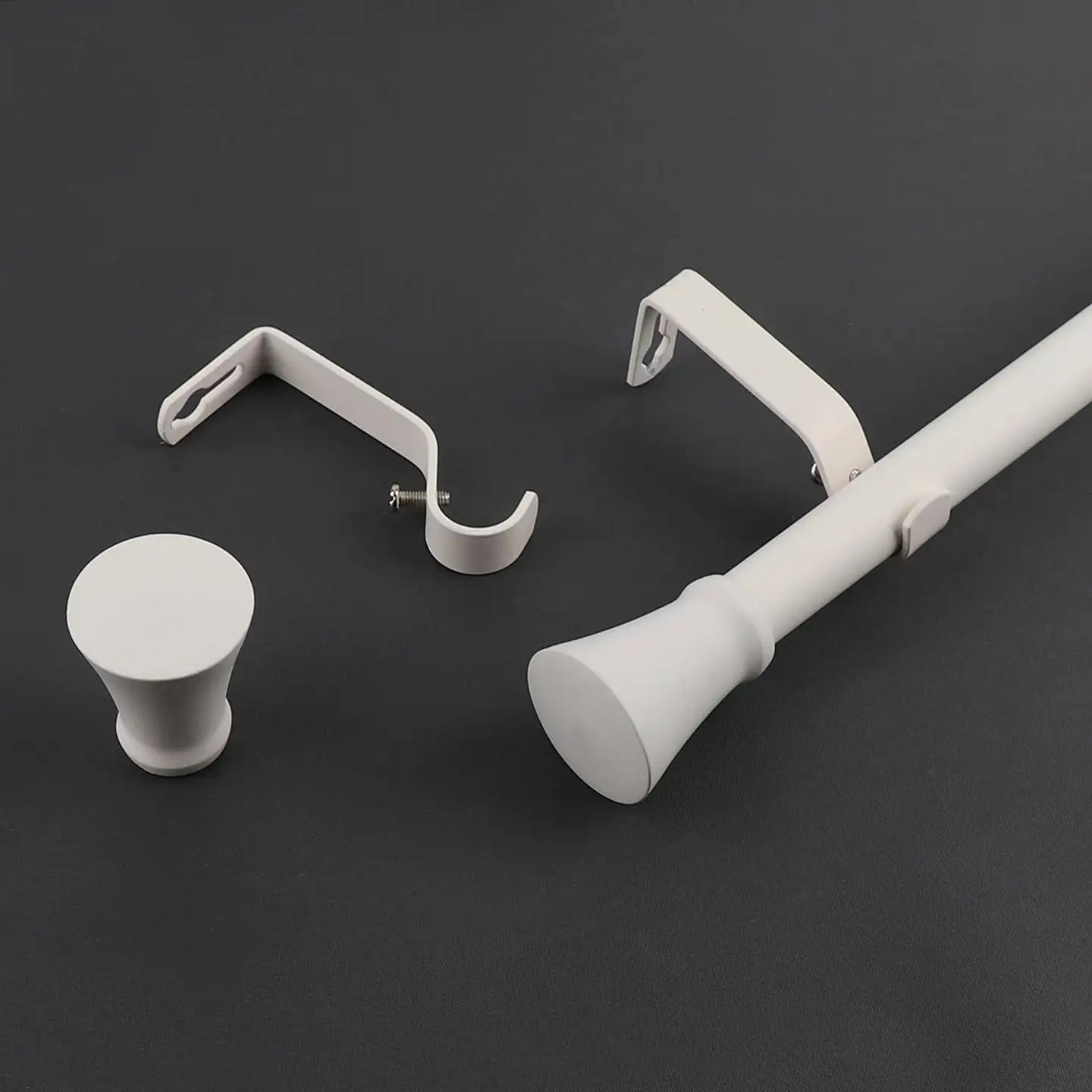 Ihanin verhotanko Emma mattavalkoinen 160-310cm 16/19mm - 2