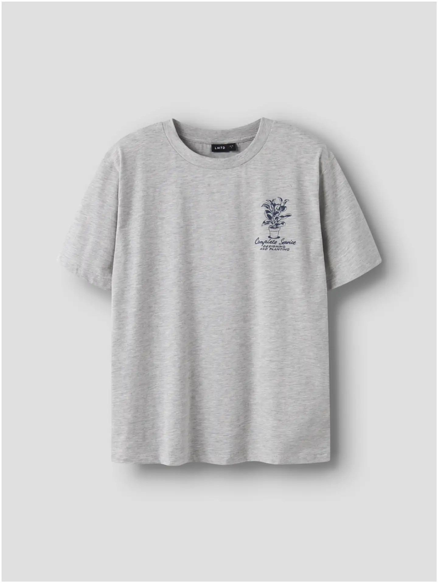 LMTD lasten t-paita - Light Grey melange - 3