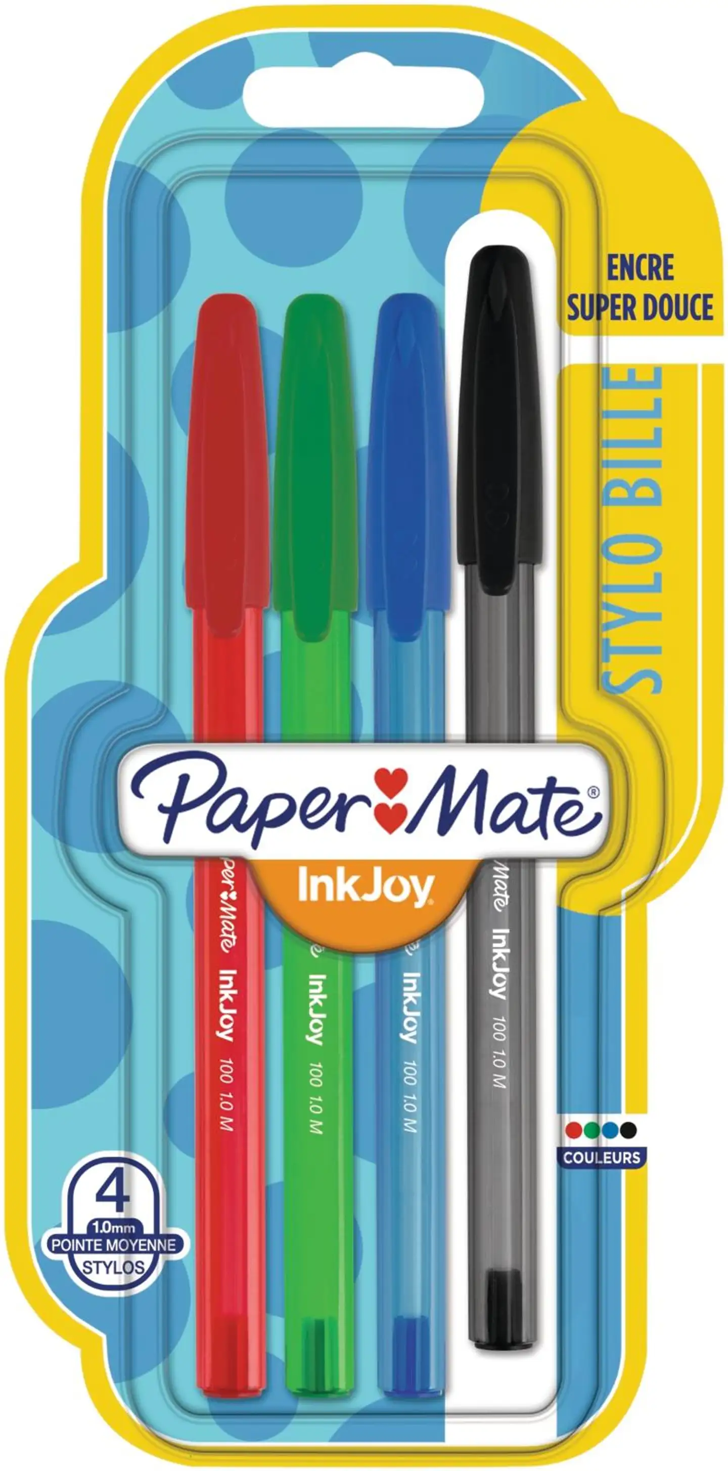 Papermate InkJoy 100 kuulakynä lajitelma perusvärit