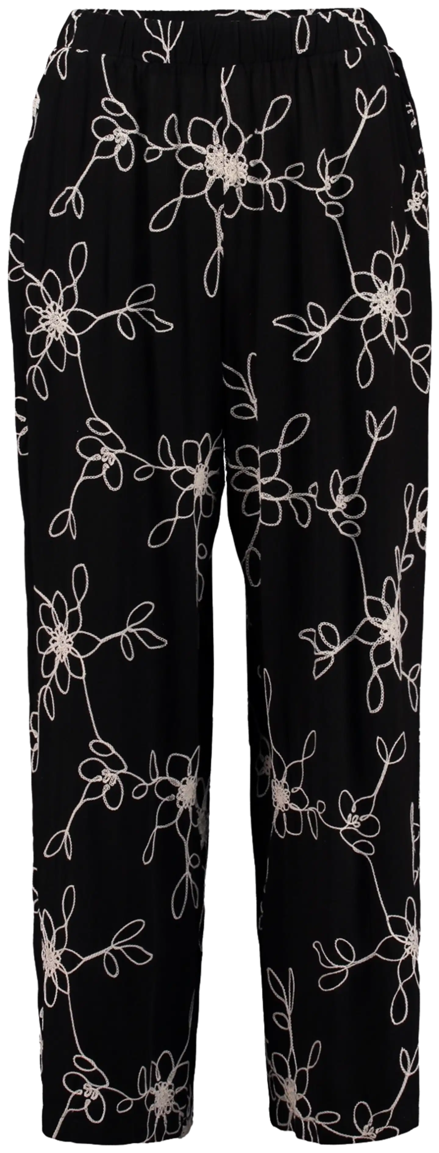 Hailys naisten housut Ma44rte - black/cream - 1