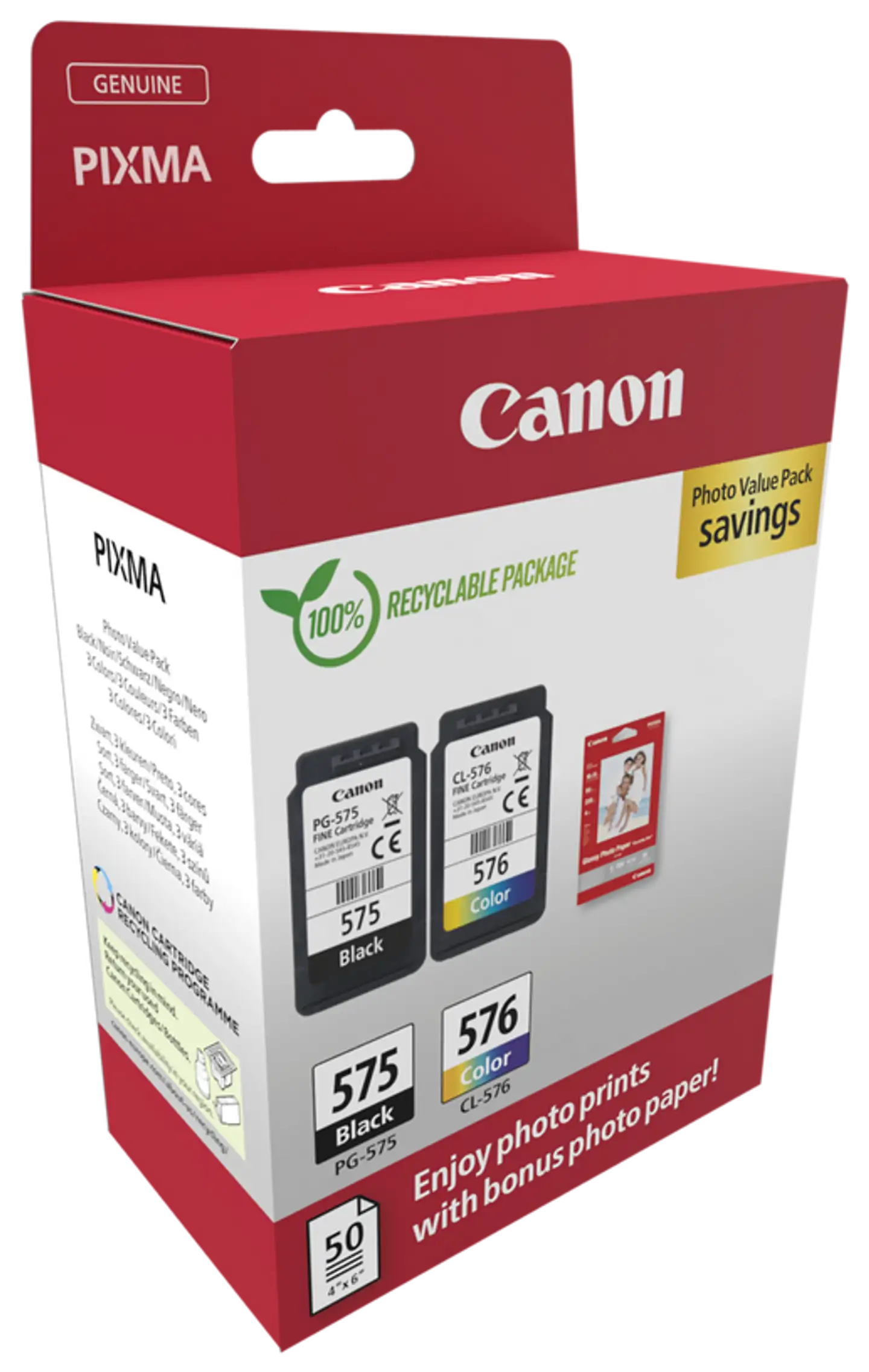 Canon mustepatruuna PG-575/CL-576