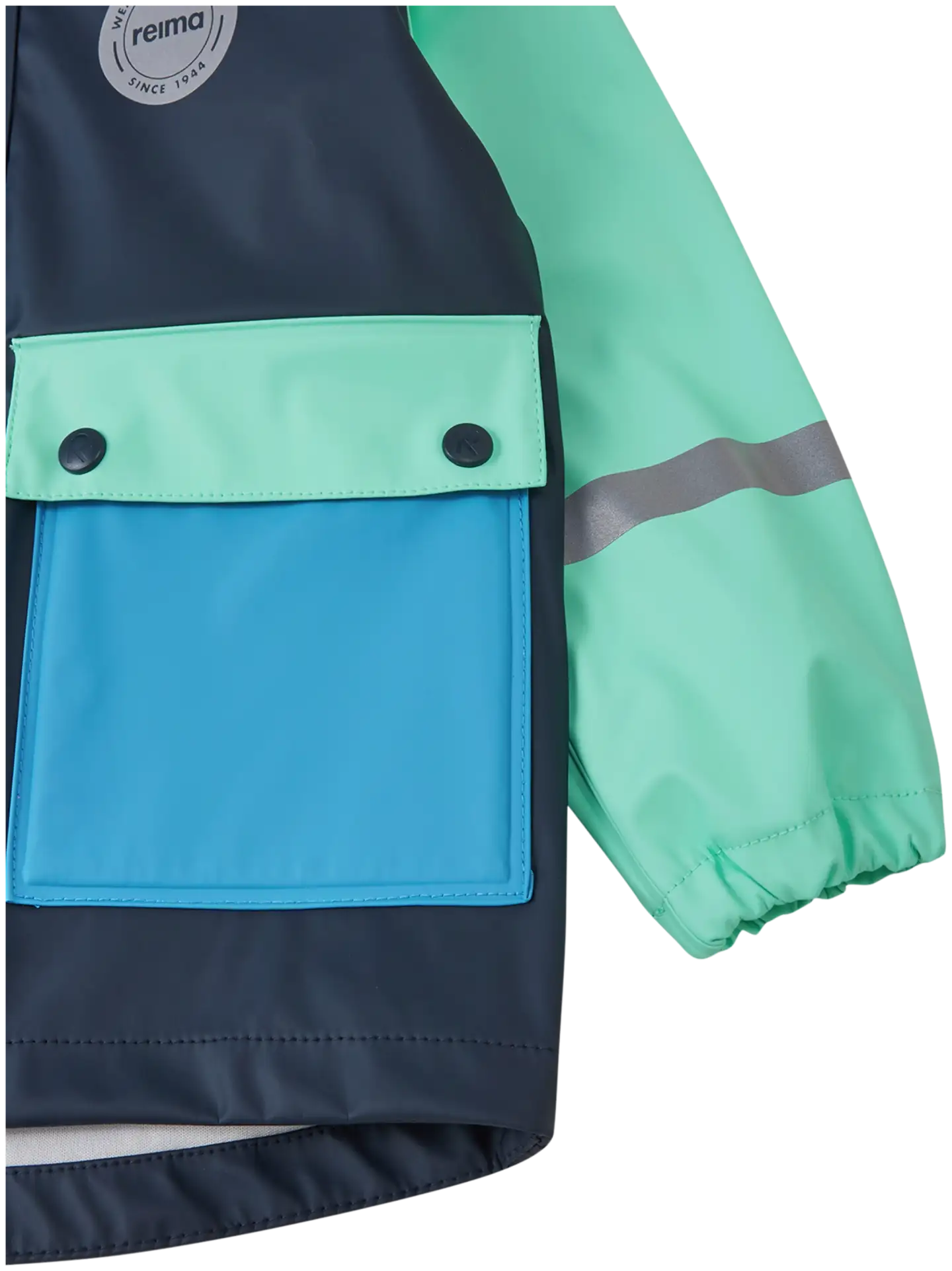 Lasten sadetakki Suihku - Navy - 3