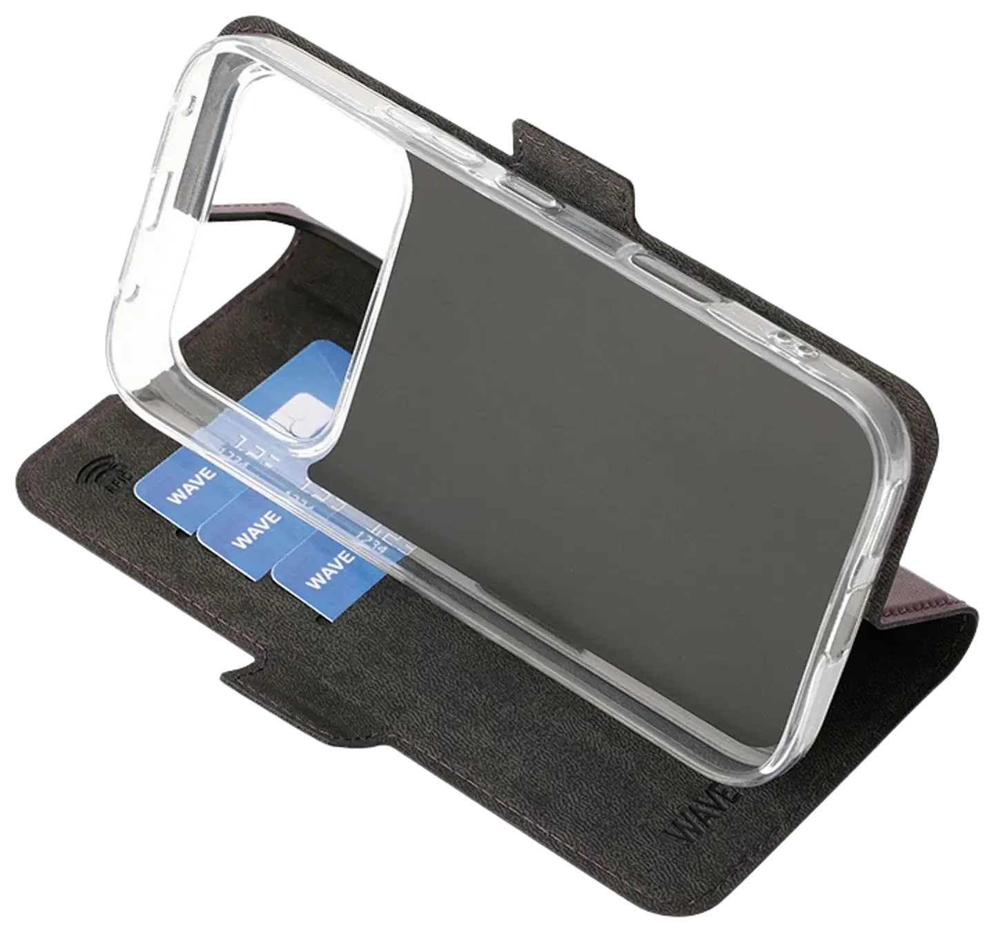 Wave Book Case, Honor 600/Honor 600 Pro, smoky sangria - 5