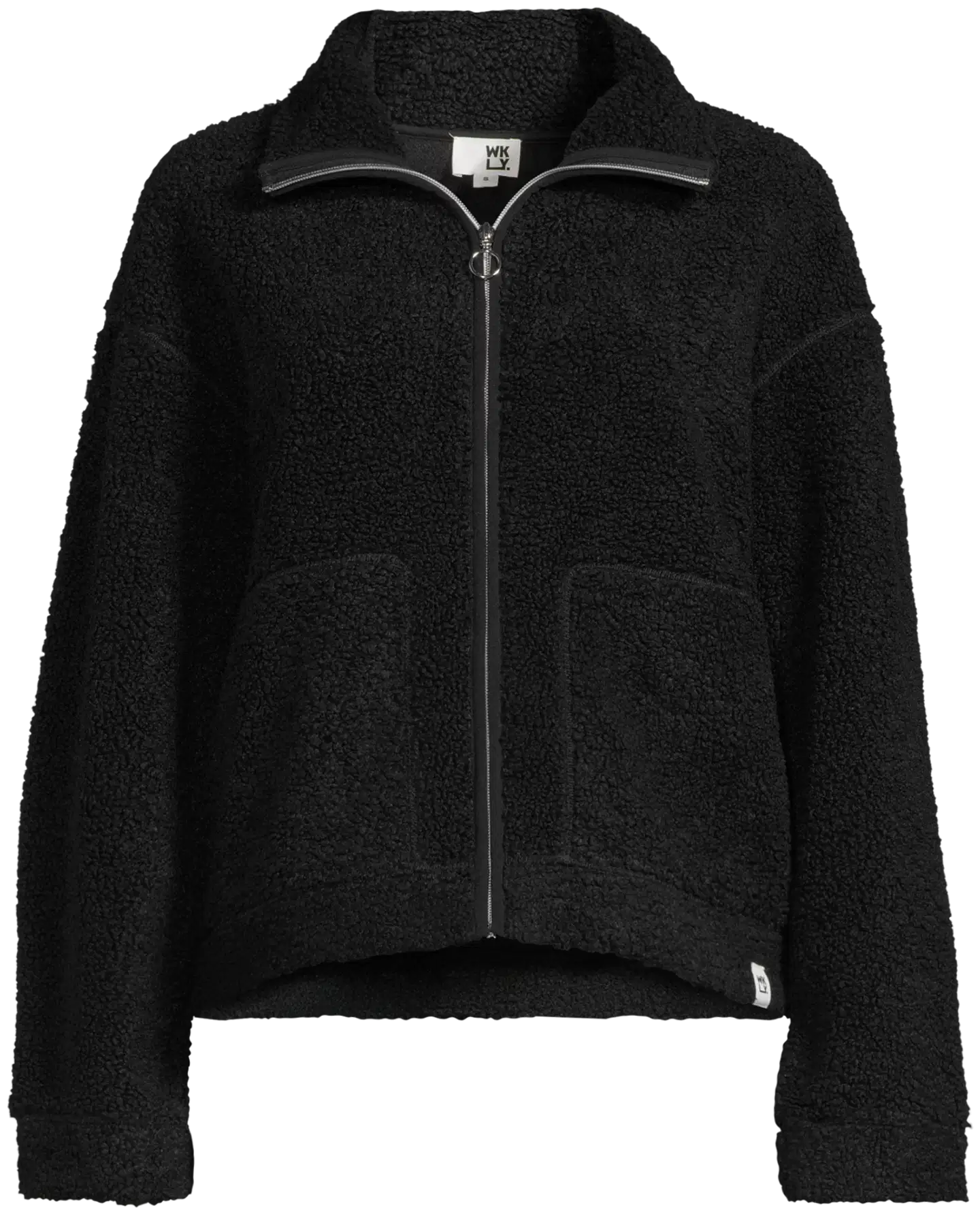 WKLY. naisten vetoketjujakku sherpa 220W362657 - black - 2