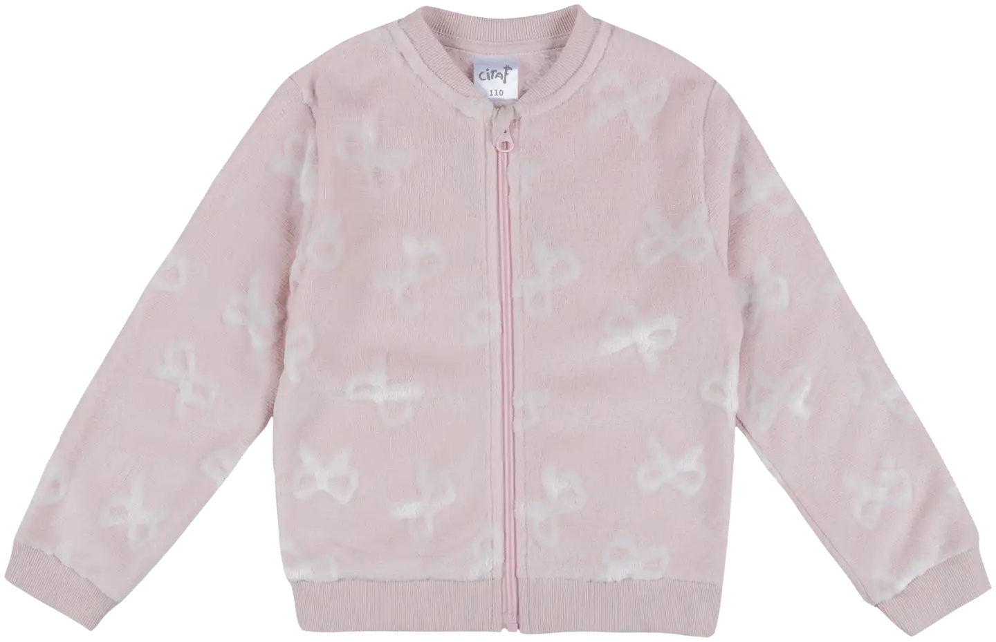 Ciraf lasten fleecetakki rusetti 25tc260213 - 13-2803tcx pale lilac - 1