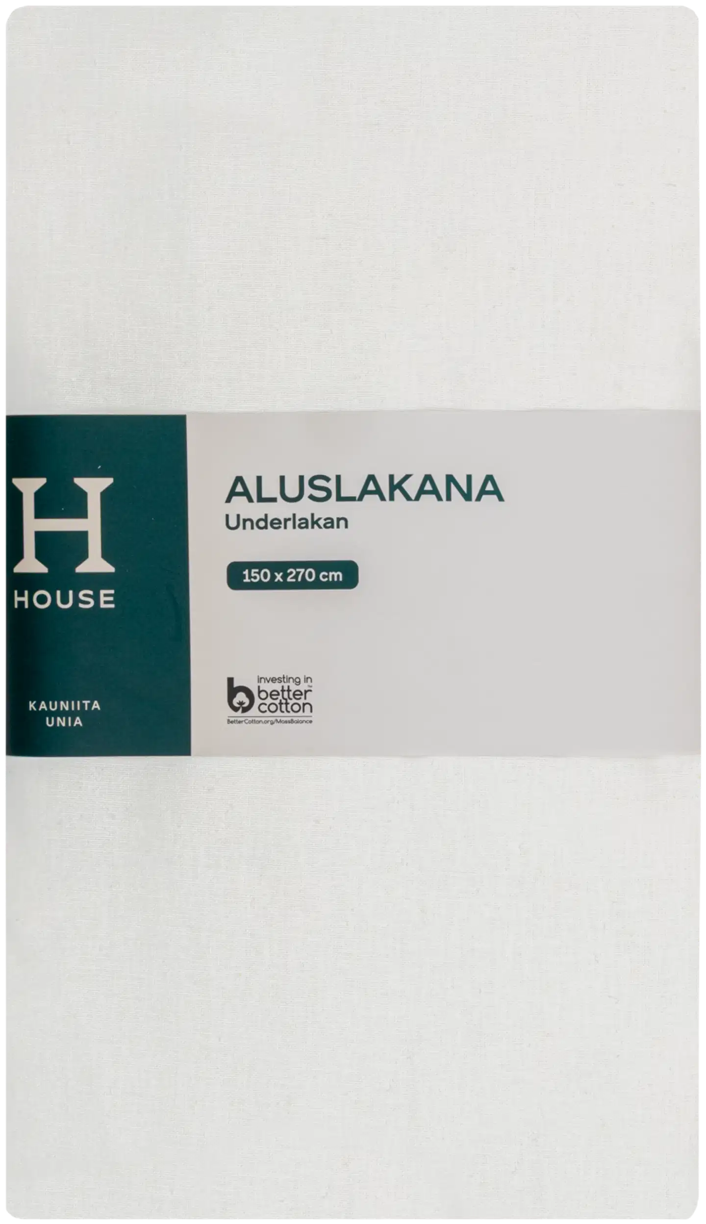 House aluslakana 150x270 cm - White
