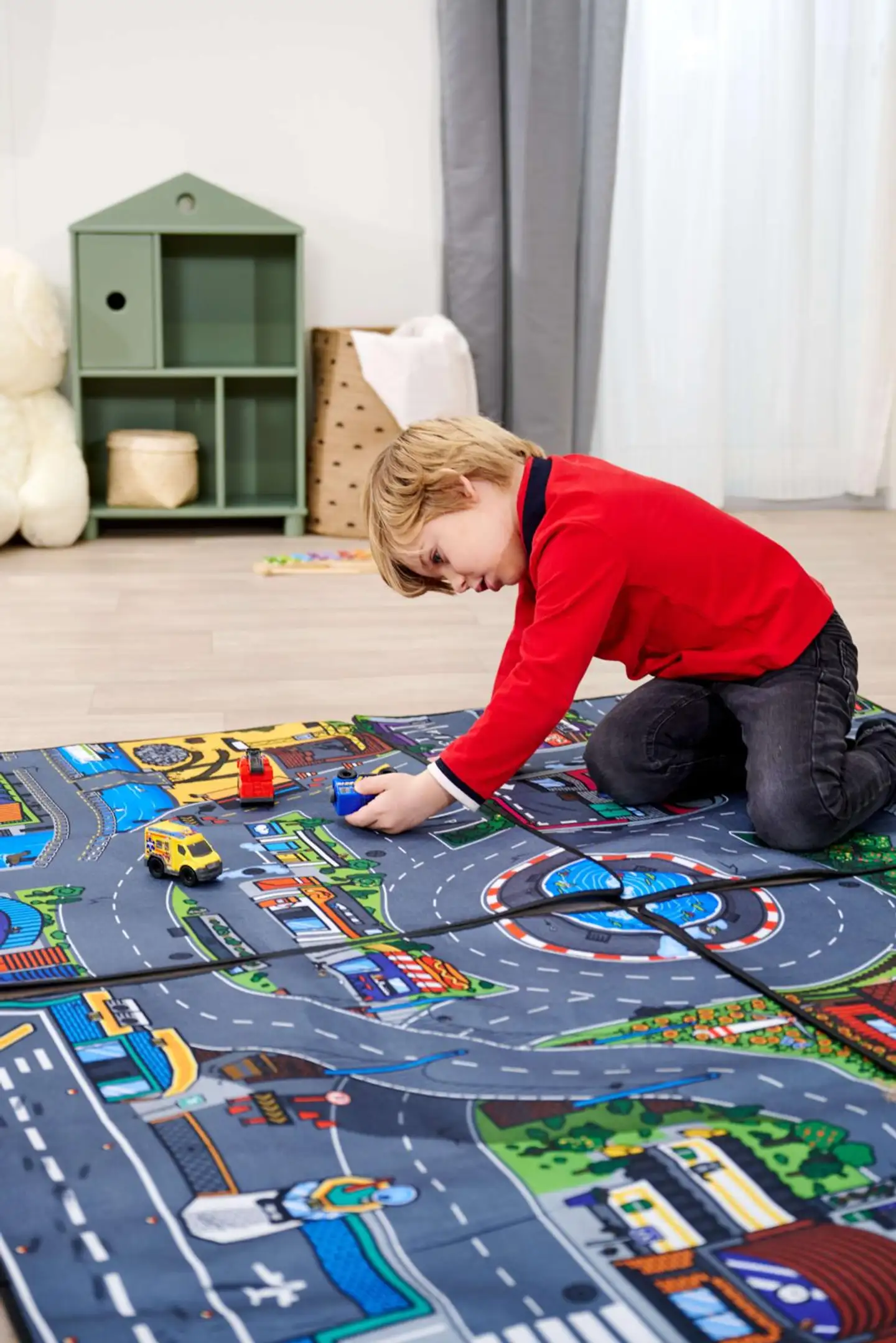 Dickie Toys Micro World Liikennematto ja ajoneuvo, lajitelma, 4 erilaista, myydään yksittäin - 11