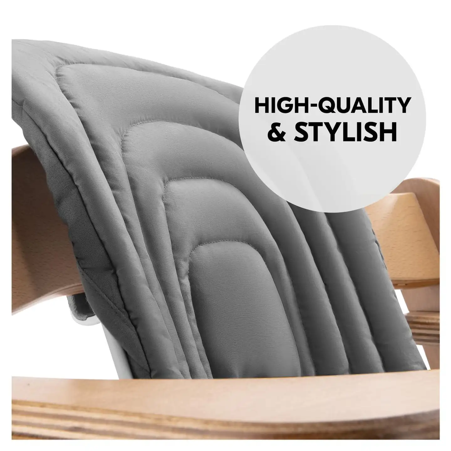 Hauck istuinpehmuste syöttötuoliin Highchair tummanharmaa - 17