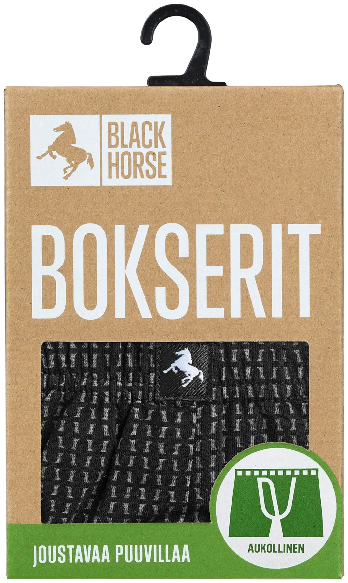 Black Horse miesten Erkki bokserit I159 - BLACK - 3
