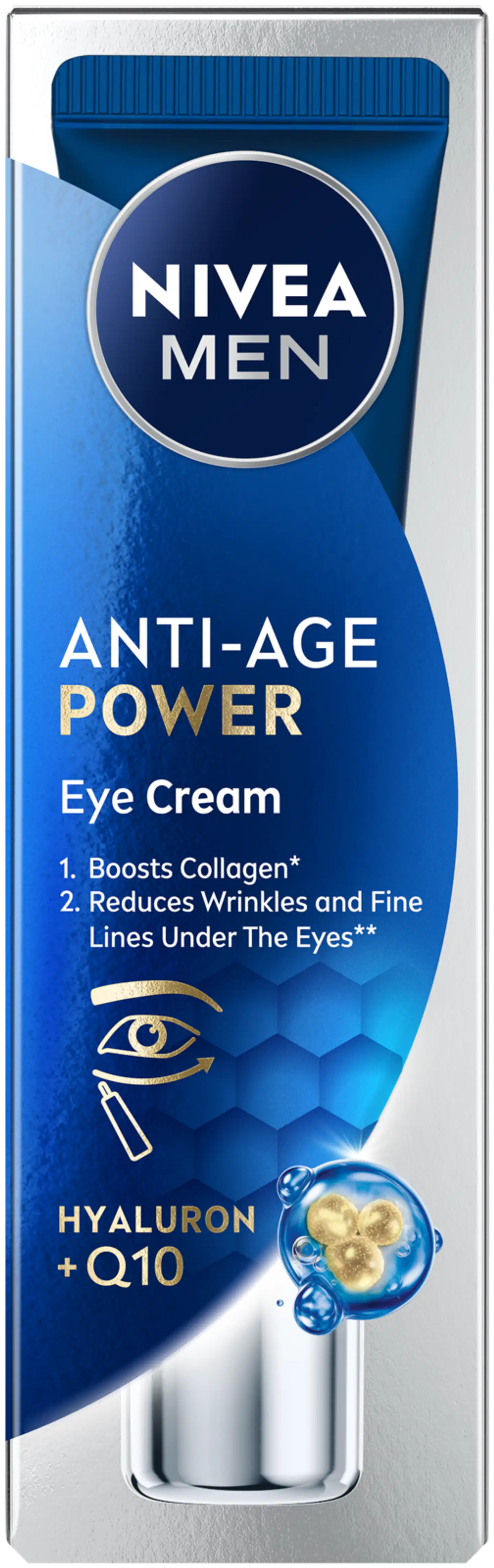 NIVEA MEN 15ml Anti-Age Power Eye Cream -silmänympärysvoide